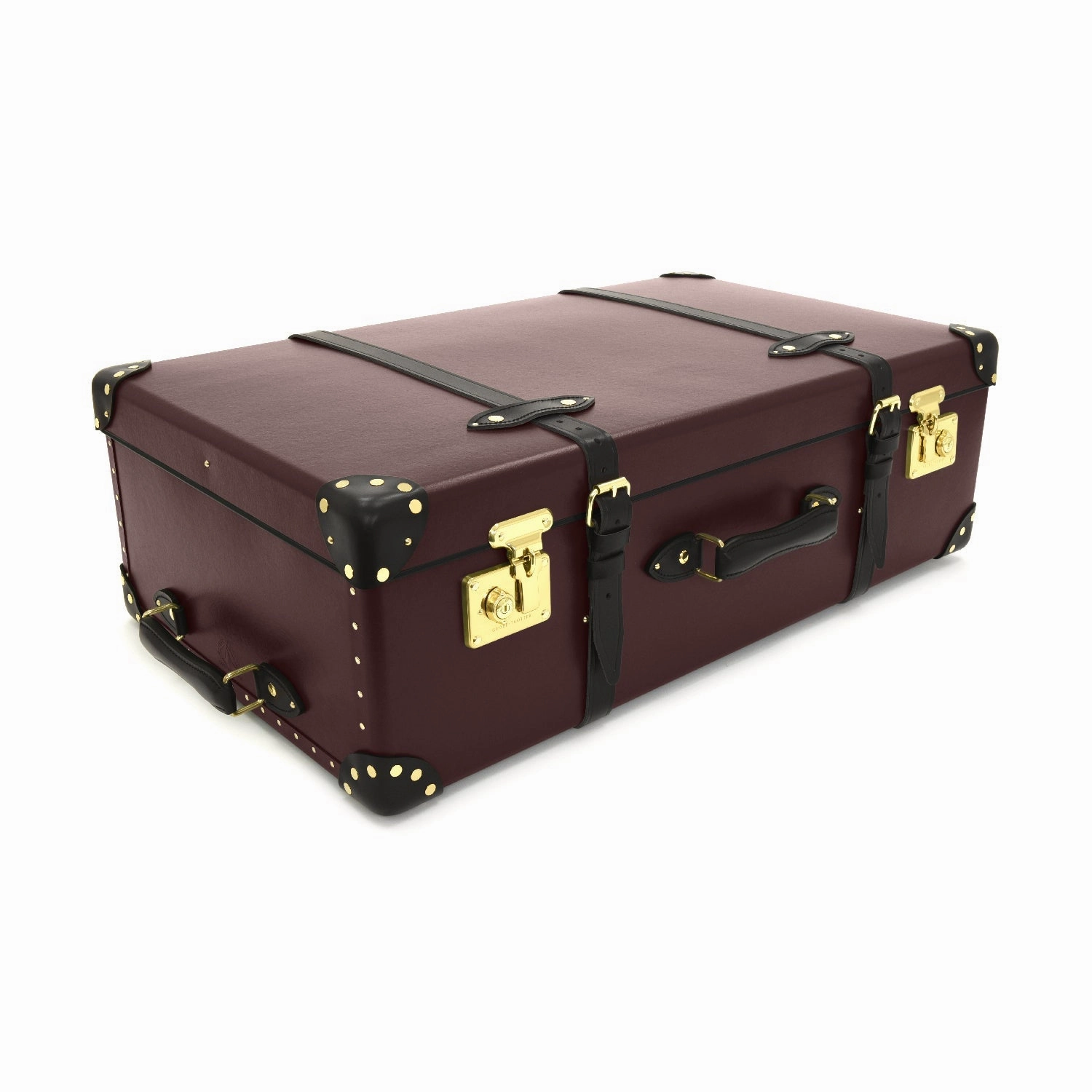Centenary  XL Suitcase - 2 Wheels | Oxblood/Black/Gold
