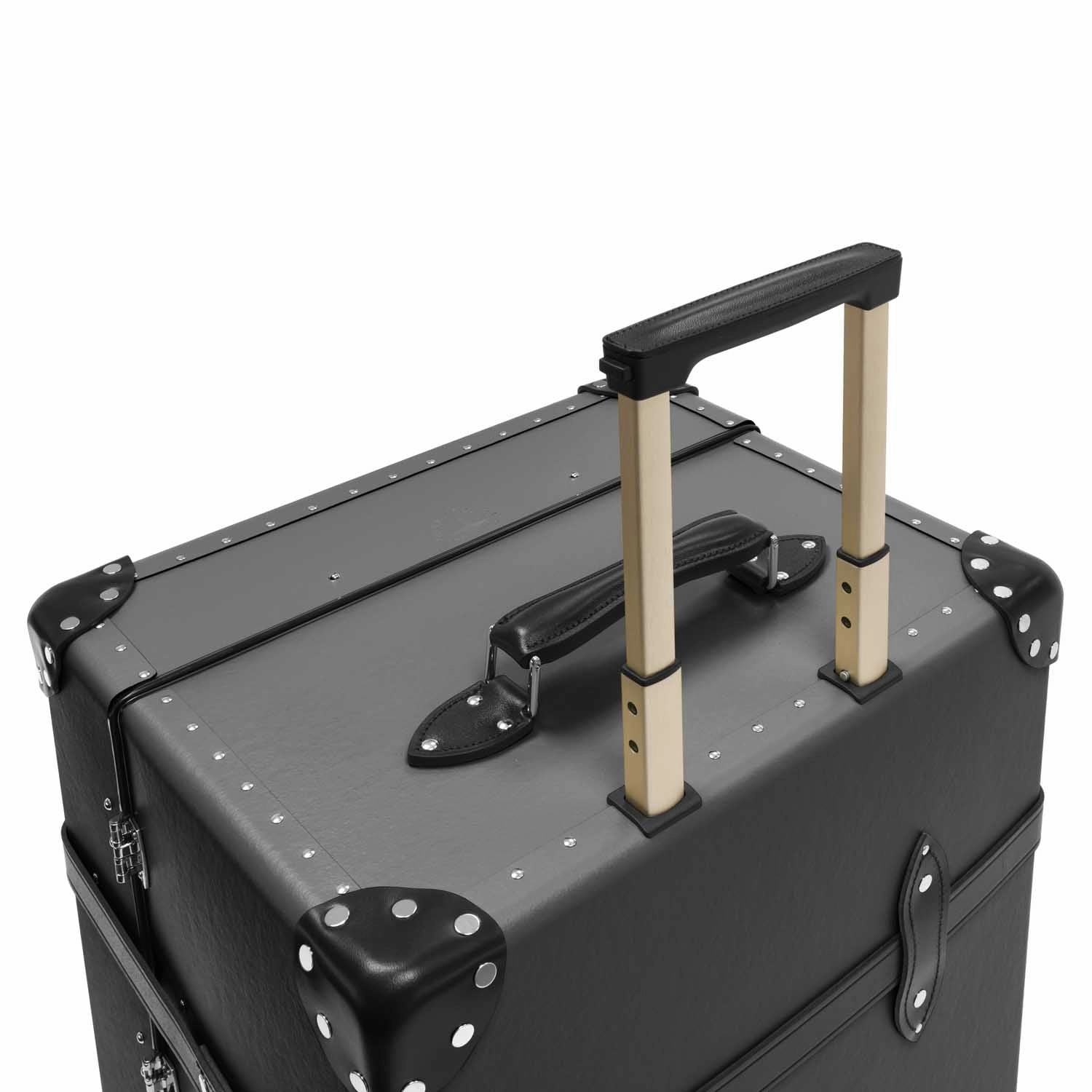 Centenary  XL Trunk - 4 Wheels | Charcoal/Black/Chrome