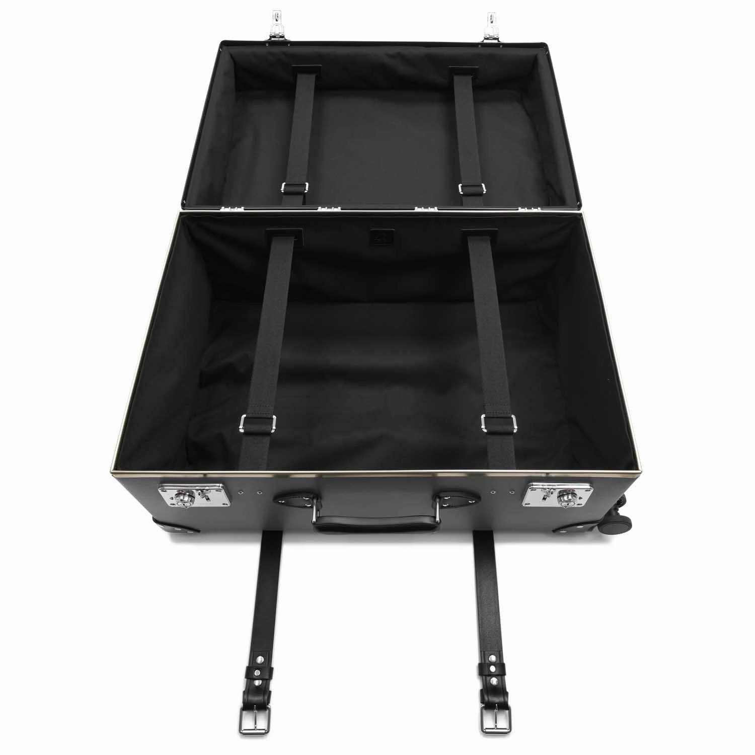 Centenary  XL Trunk - 4 Wheels | Charcoal/Black/Chrome