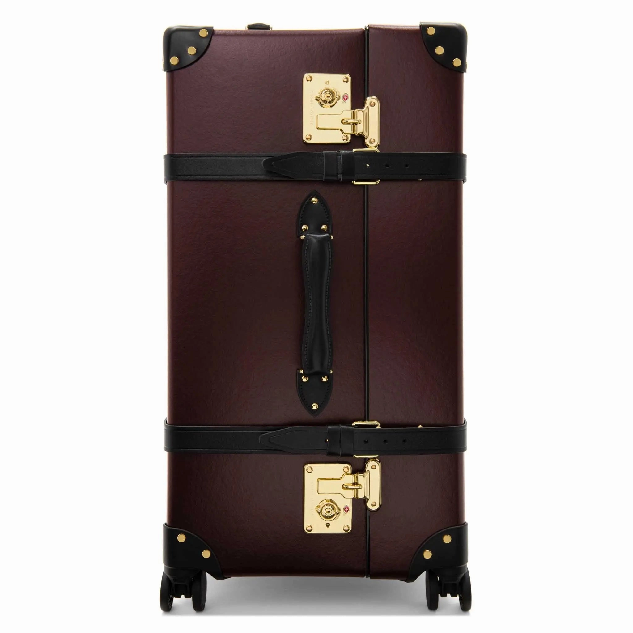 Centenary  XL Trunk - 4 Wheels | Oxblood/Black/Gold