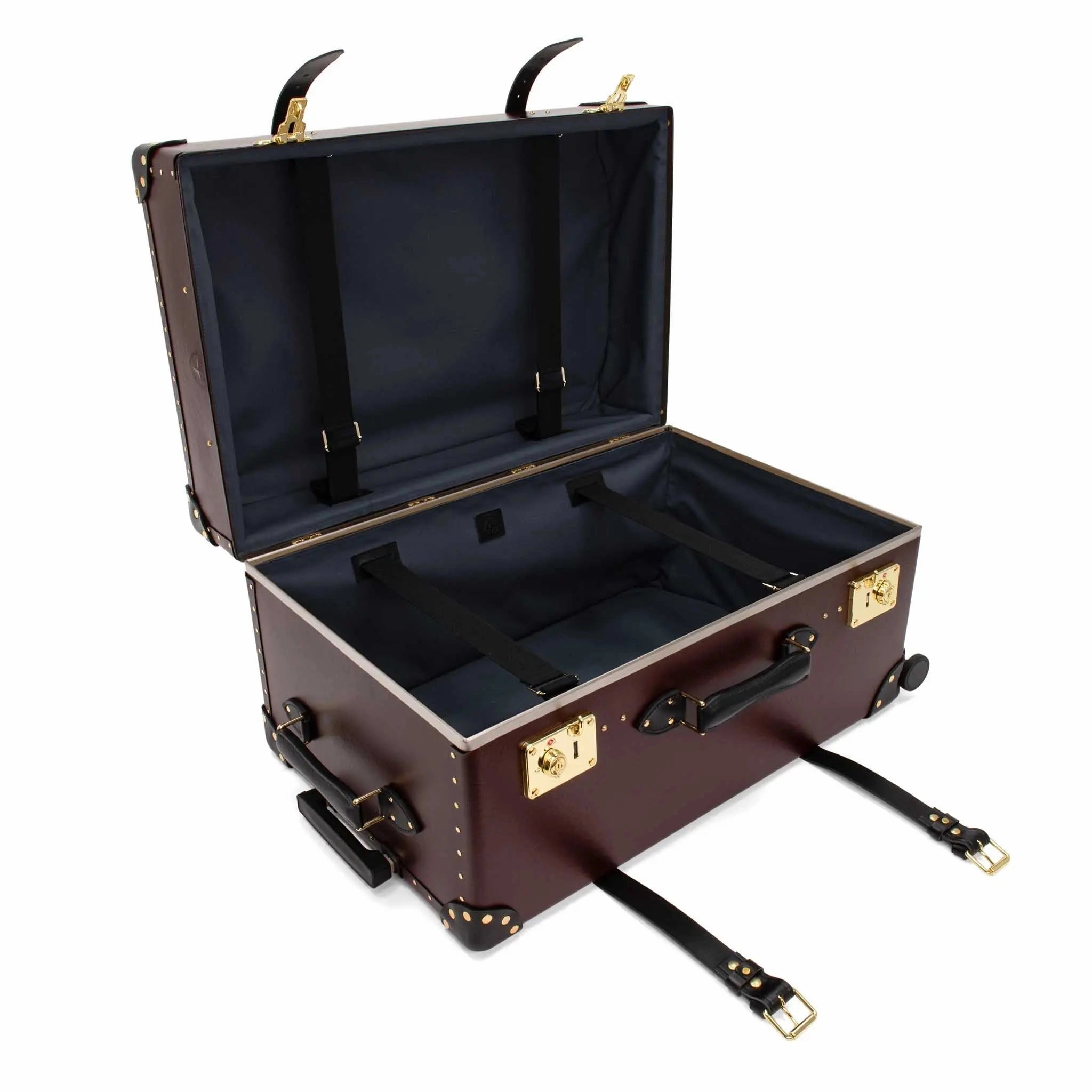 Centenary  XL Trunk - 4 Wheels | Oxblood/Black/Gold