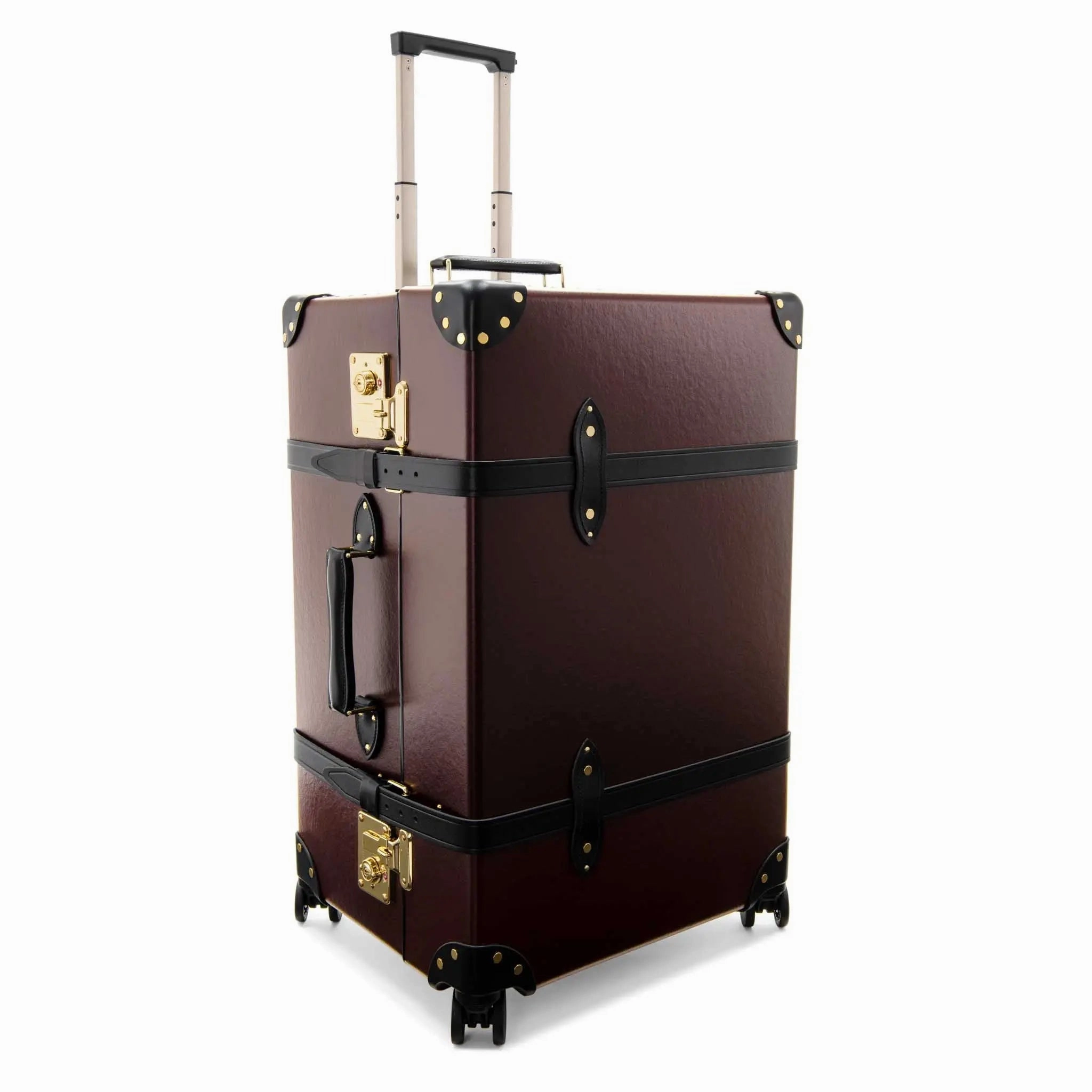 Centenary  XL Trunk - 4 Wheels | Oxblood/Black/Gold