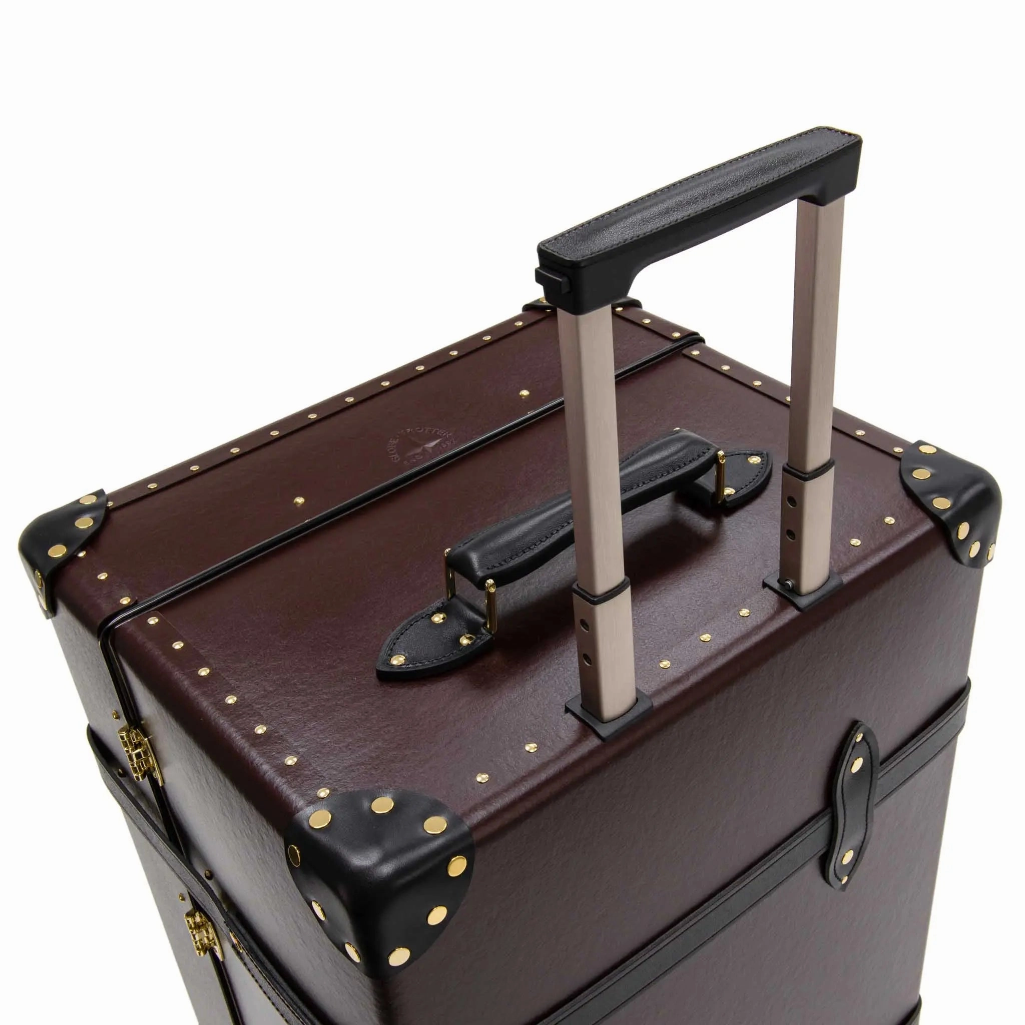 Centenary  XL Trunk - 4 Wheels | Oxblood/Black/Gold