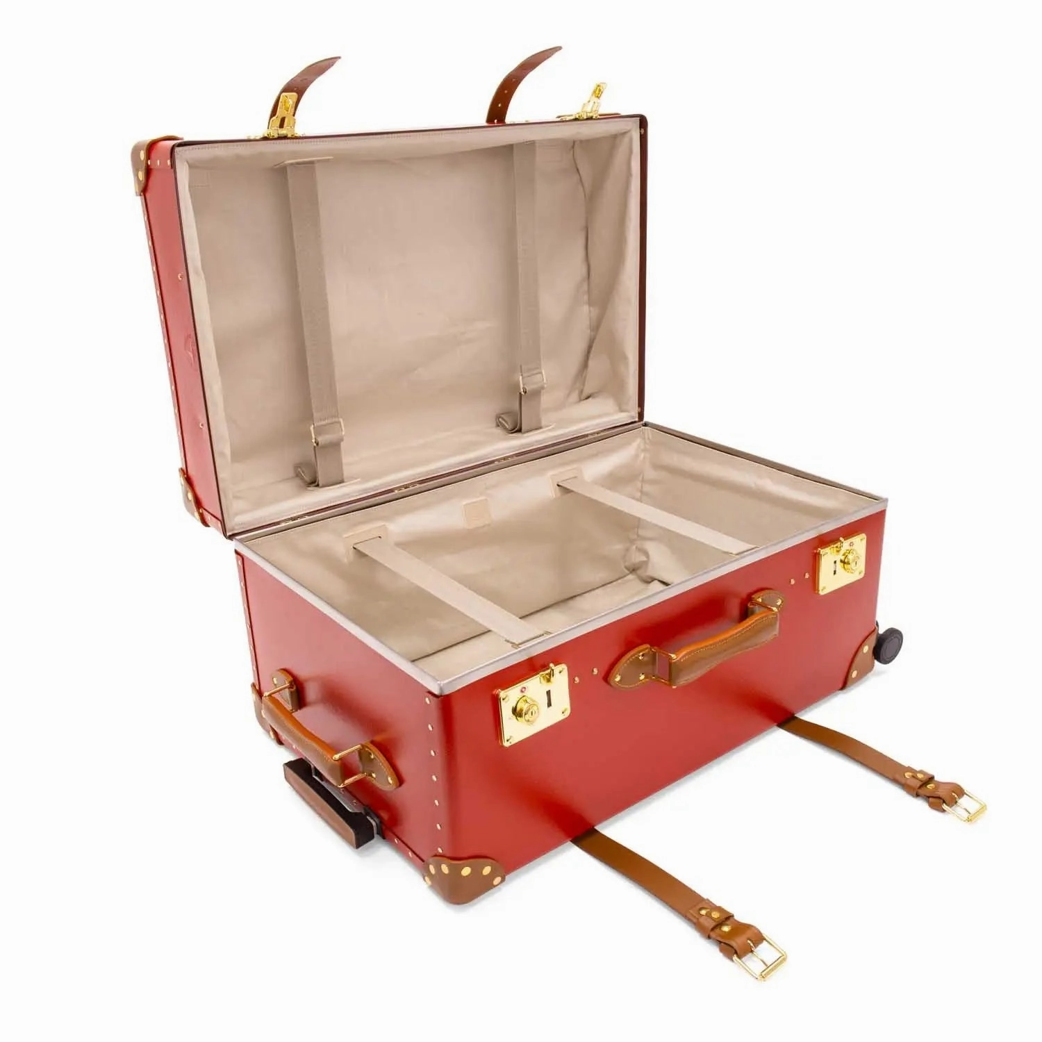 Centenary  XL Trunk - 4 Wheels | Red/Caramel/Gold