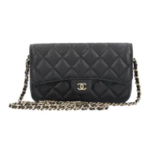 Chanel Caviar Leather Shoulder Bag (Pre-Owned)