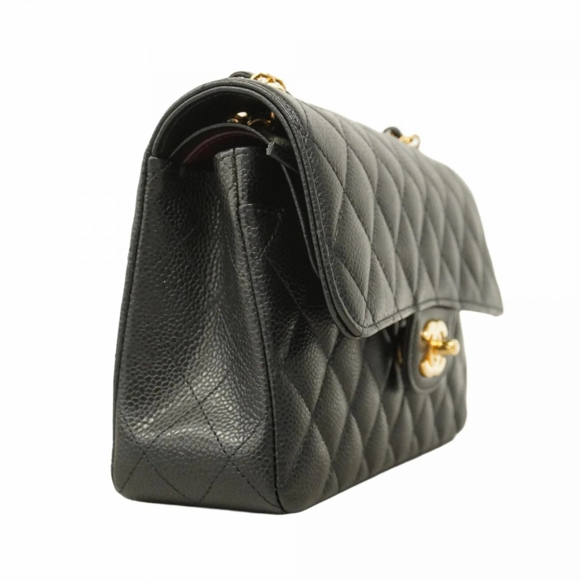 Chanel Grained Calfskin Shoulder Bag (Pre-Owned)
