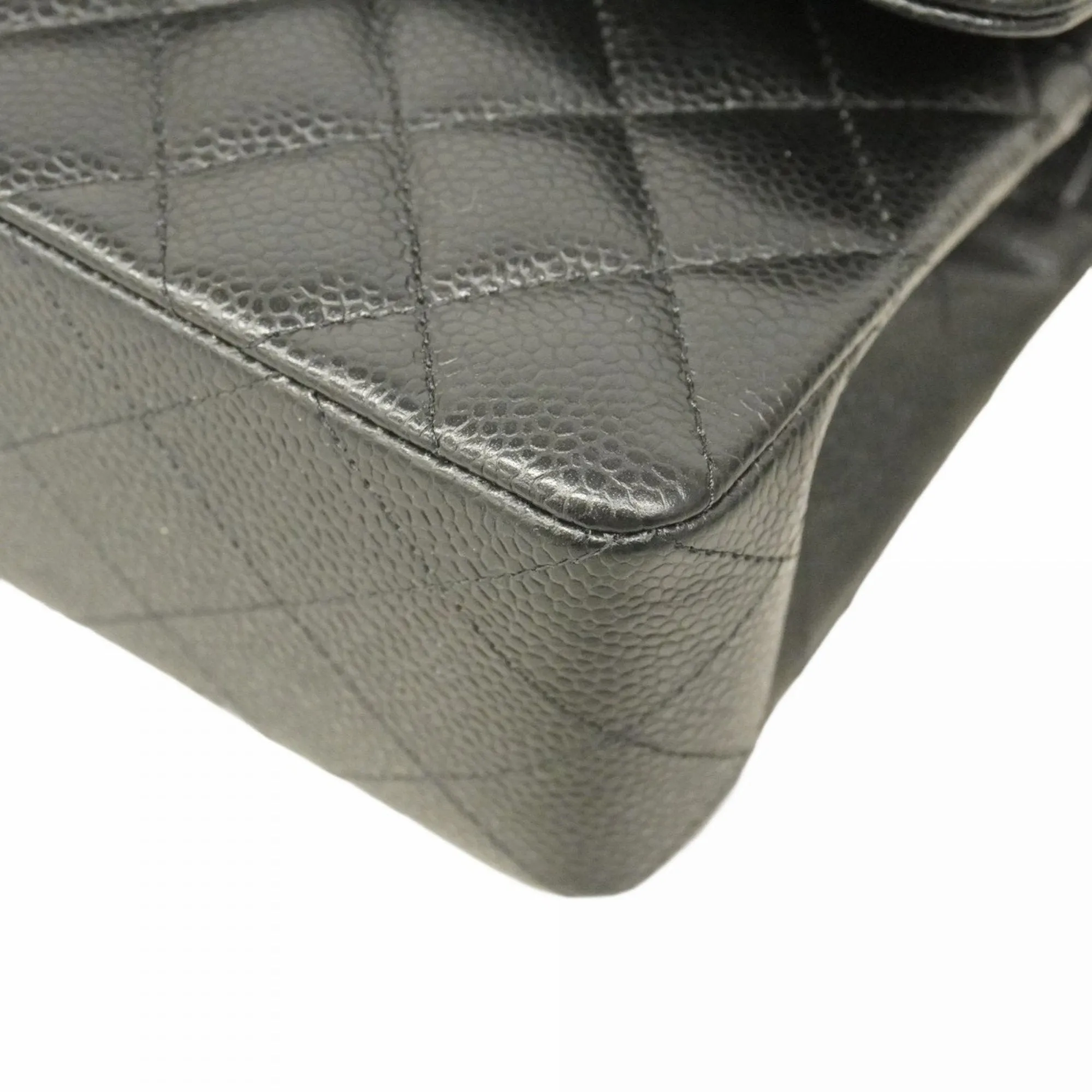 Chanel Grained Calfskin Shoulder Bag (Pre-Owned)