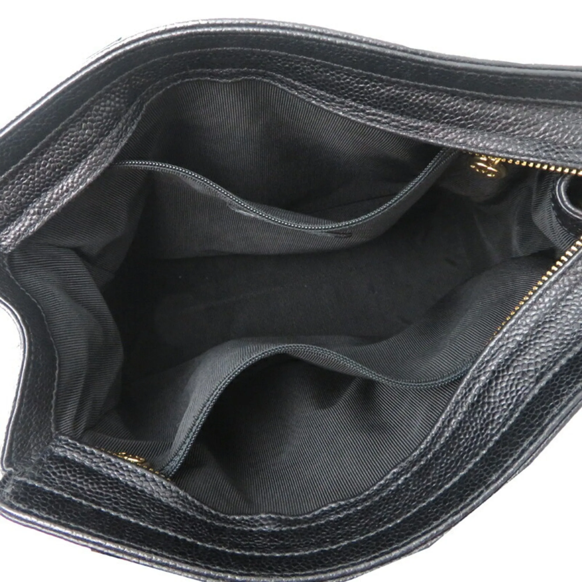 Chanel Grained Calfskin Shoulder Bag (Pre-Owned)