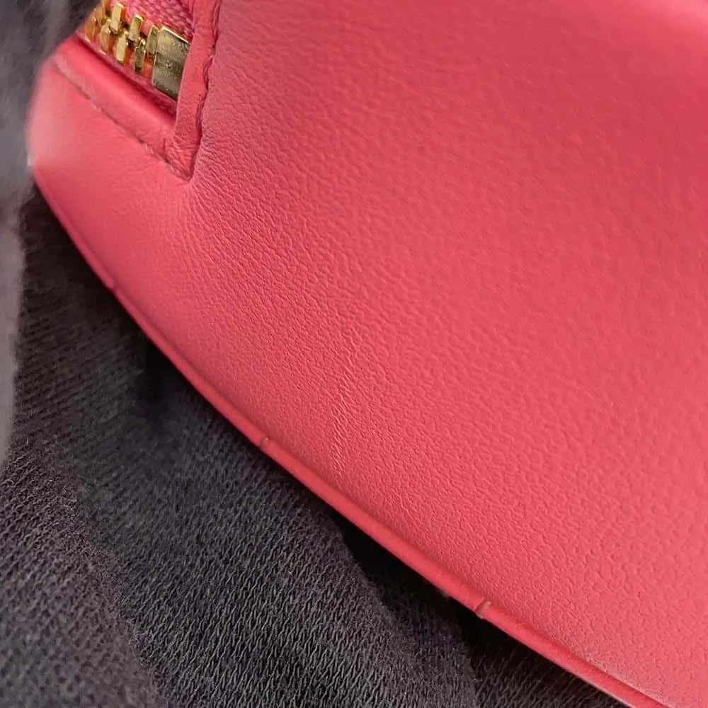 CHANEL Heart Shape ChainShoulder Bag Pink AS3191 Lambskin