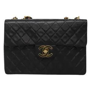 Chanel Jumbo Leather Shoulder Bag (Pre-Owned)