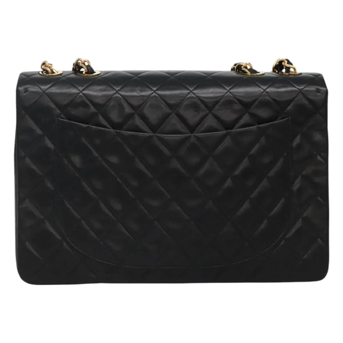 Chanel Jumbo Leather Shoulder Bag (Pre-Owned)