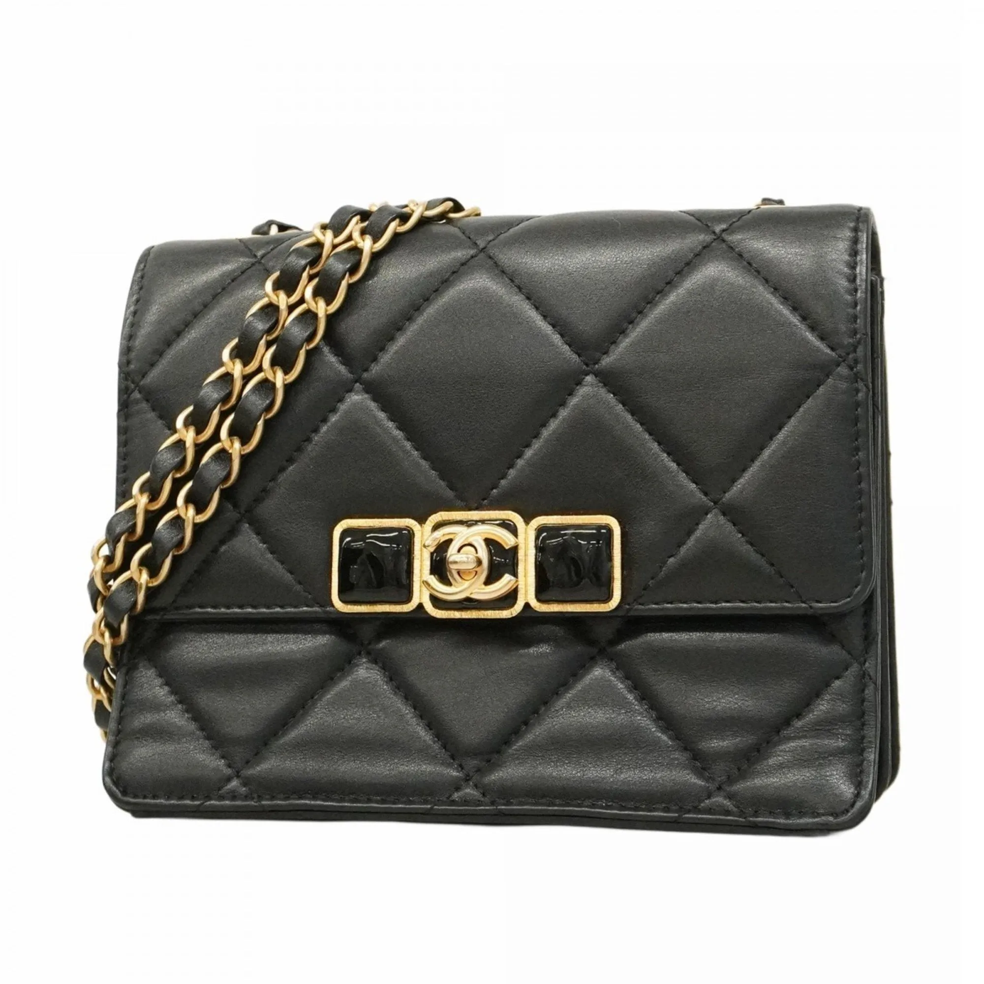 Chanel Leather Shoulder Bag (Pre-Owned)