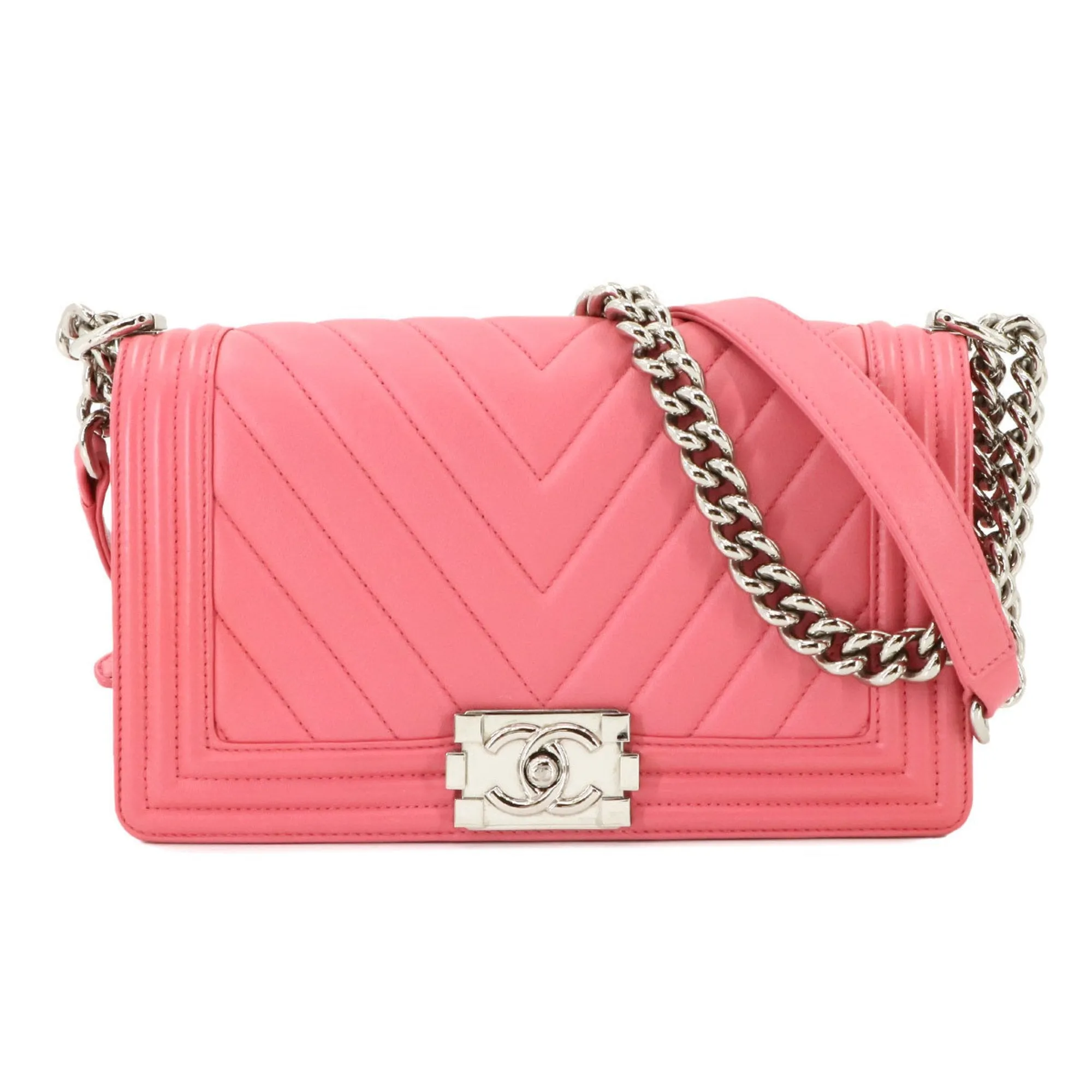 Chanel Leather Shoulder Bag (Pre-Owned)