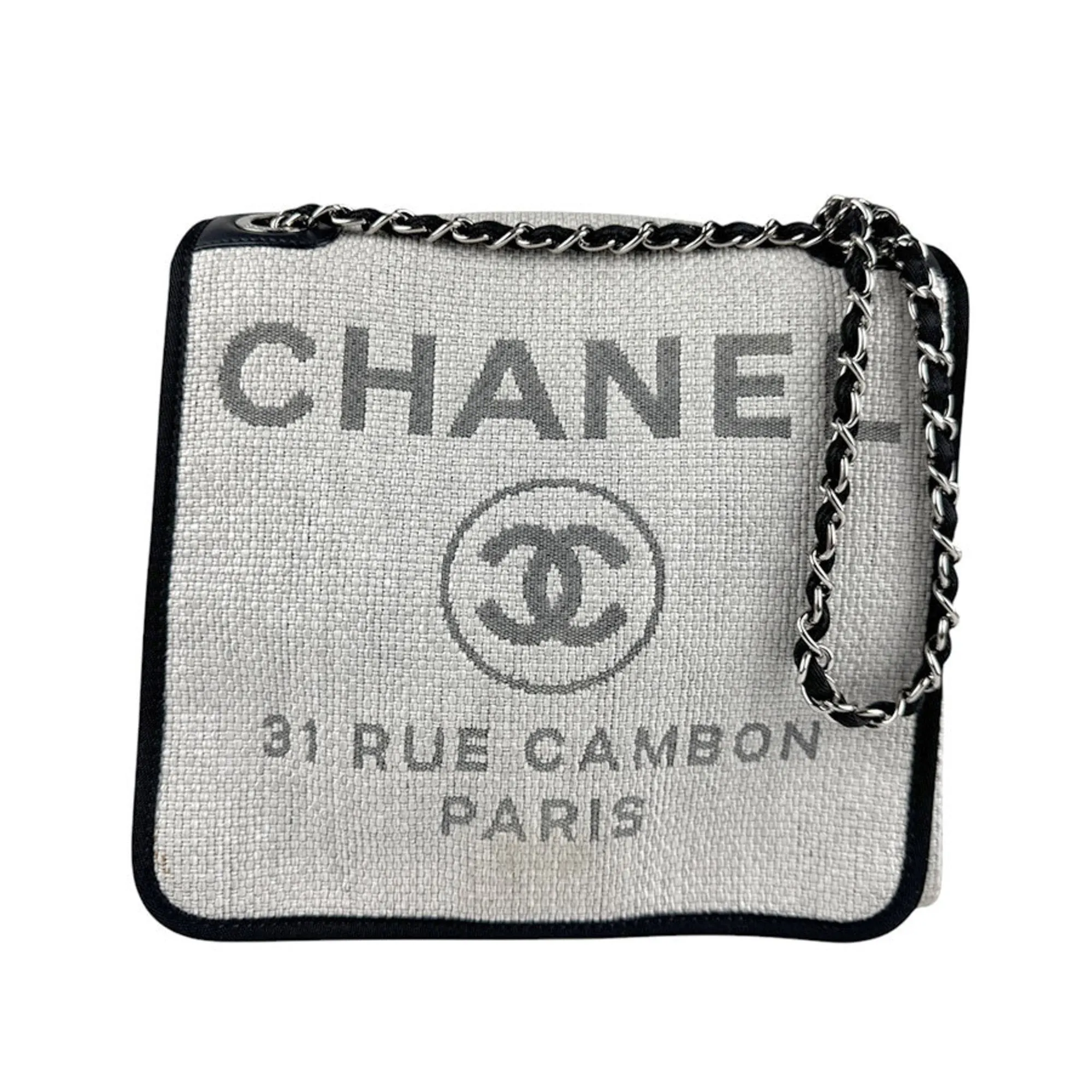 Chanel  Nylon Canvas Shoulder Bag (Pre-Owned)