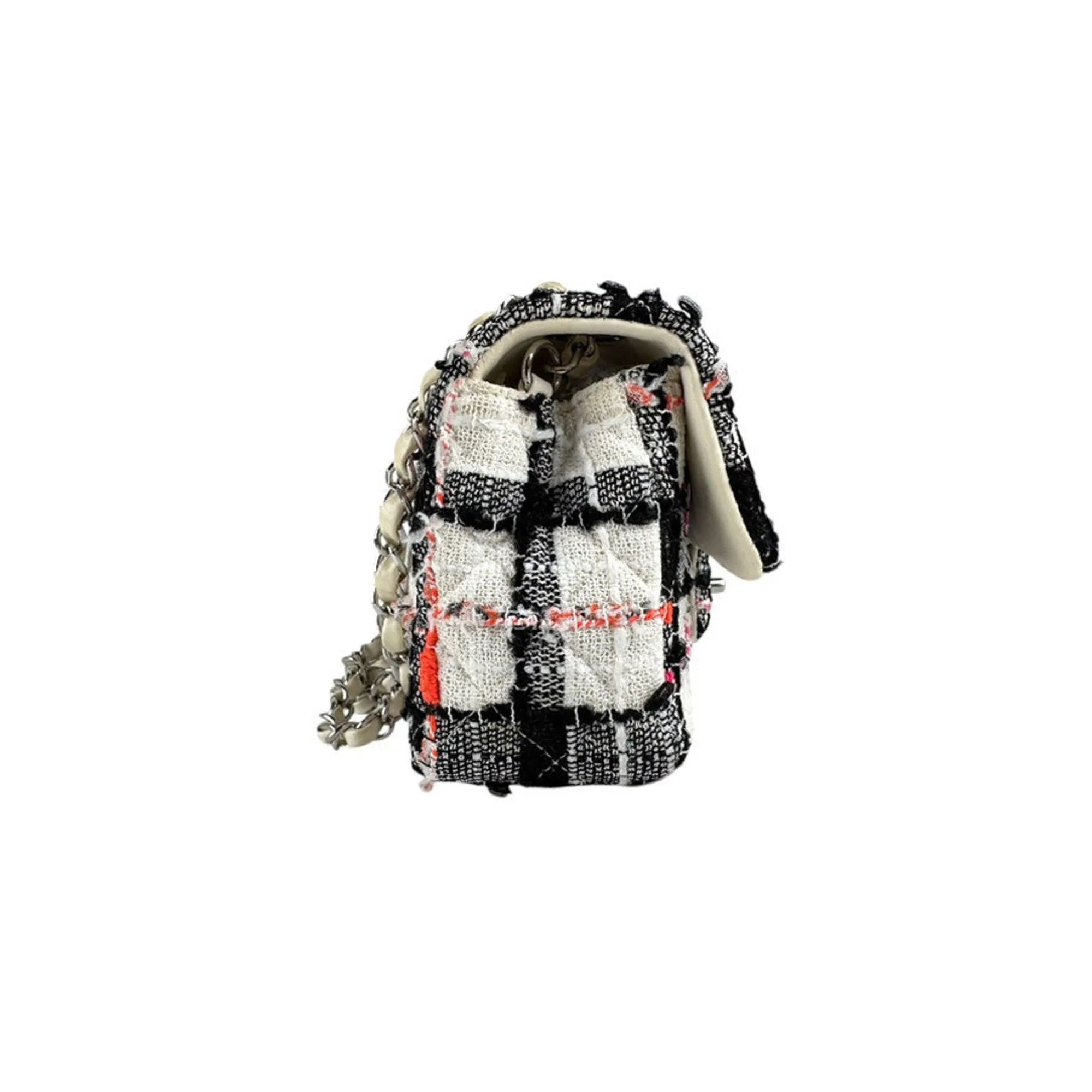 Chanel Off- Tweed Leather Shoulder Bag (Pre-Owned)