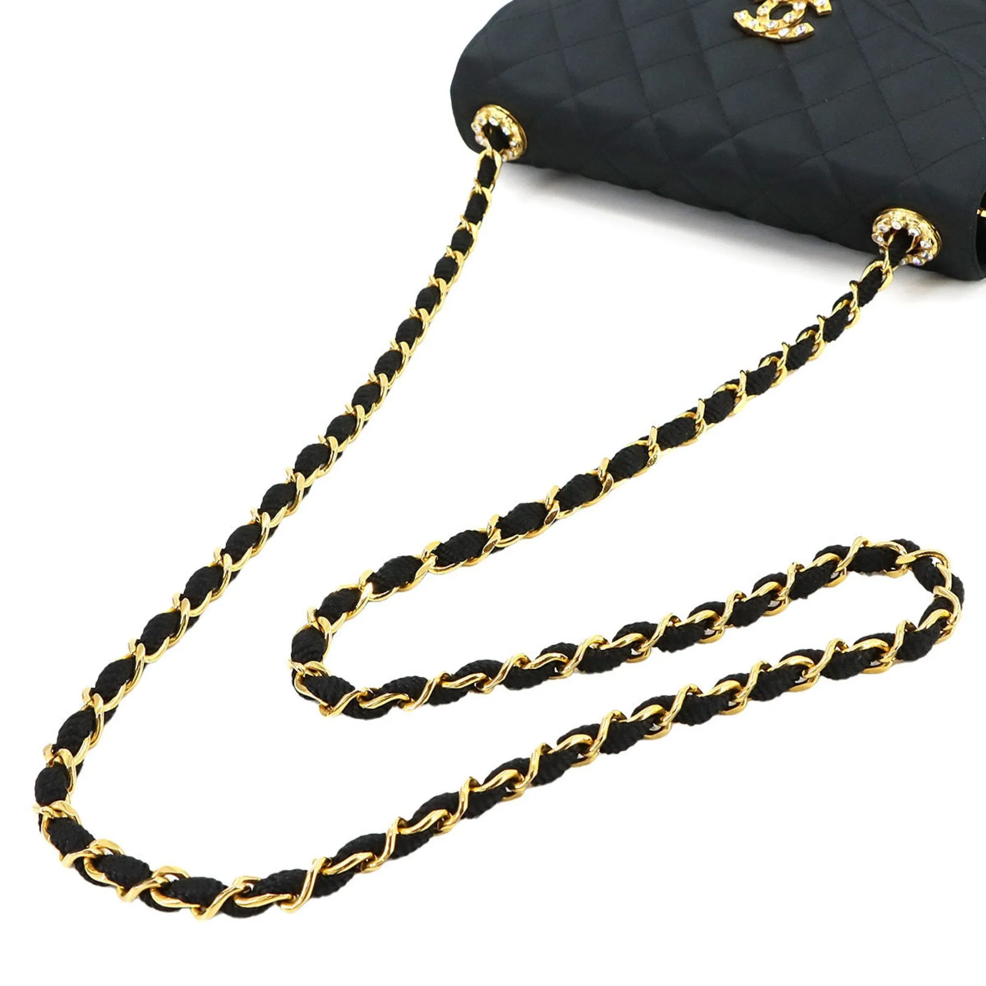 Chanel Satin Shoulder Bag (Pre-Owned)