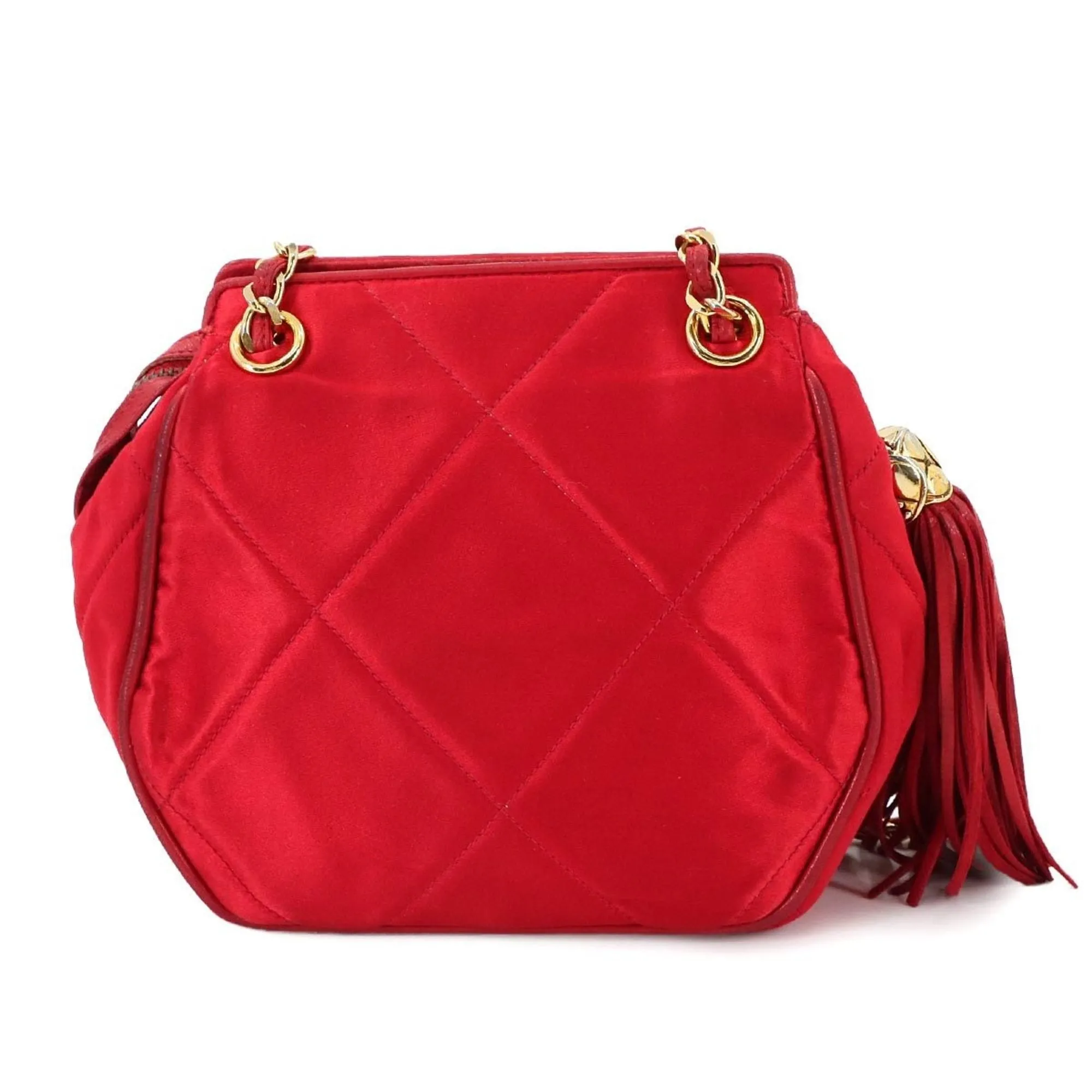 Chanel Satin Shoulder Bag (Pre-Owned)