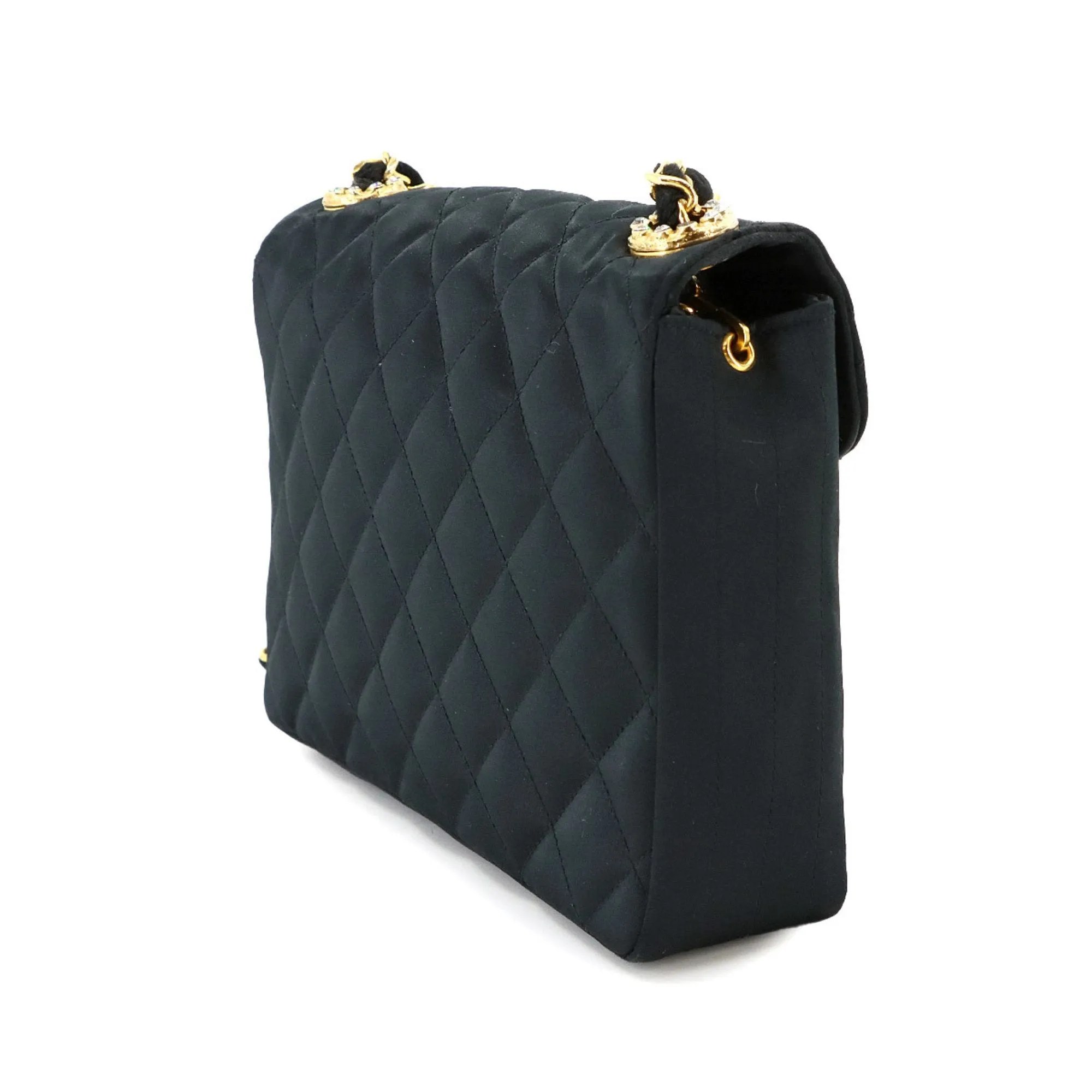 Chanel Satin Shoulder Bag (Pre-Owned)