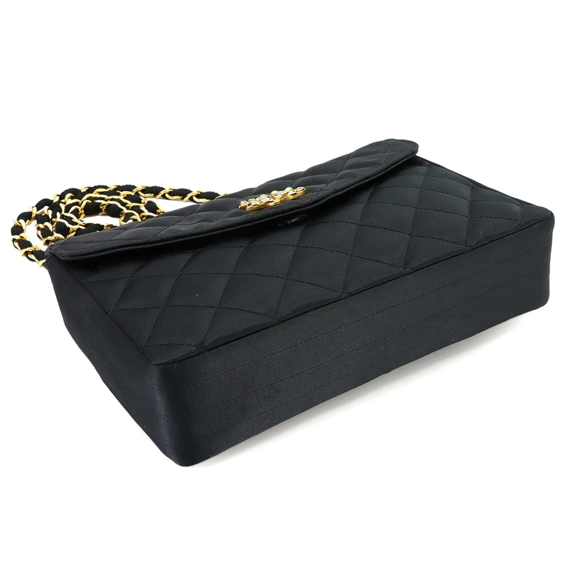 Chanel Satin Shoulder Bag (Pre-Owned)