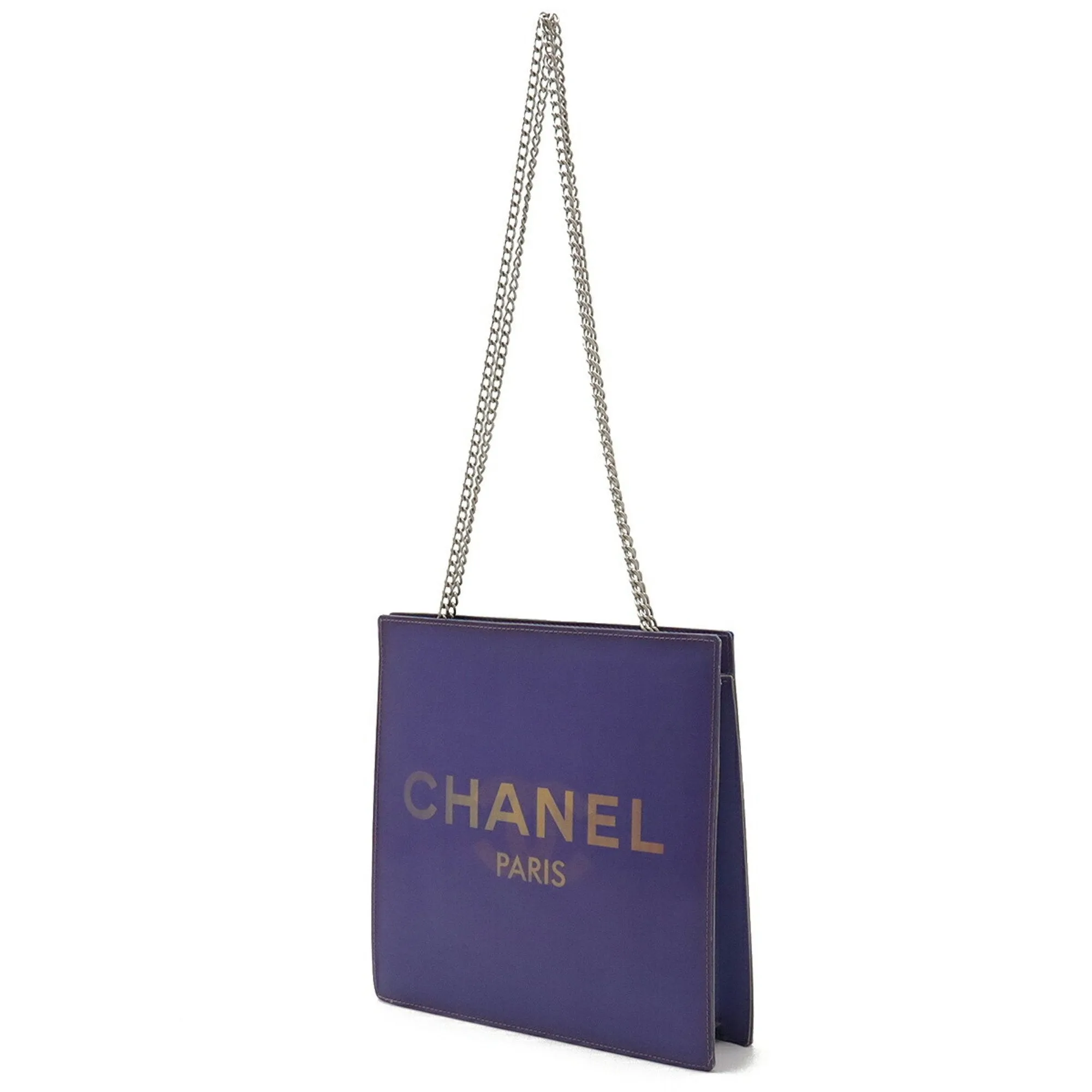 Chanel Vinyl Shoulder Bag Tote Bag (Pre-Owned)