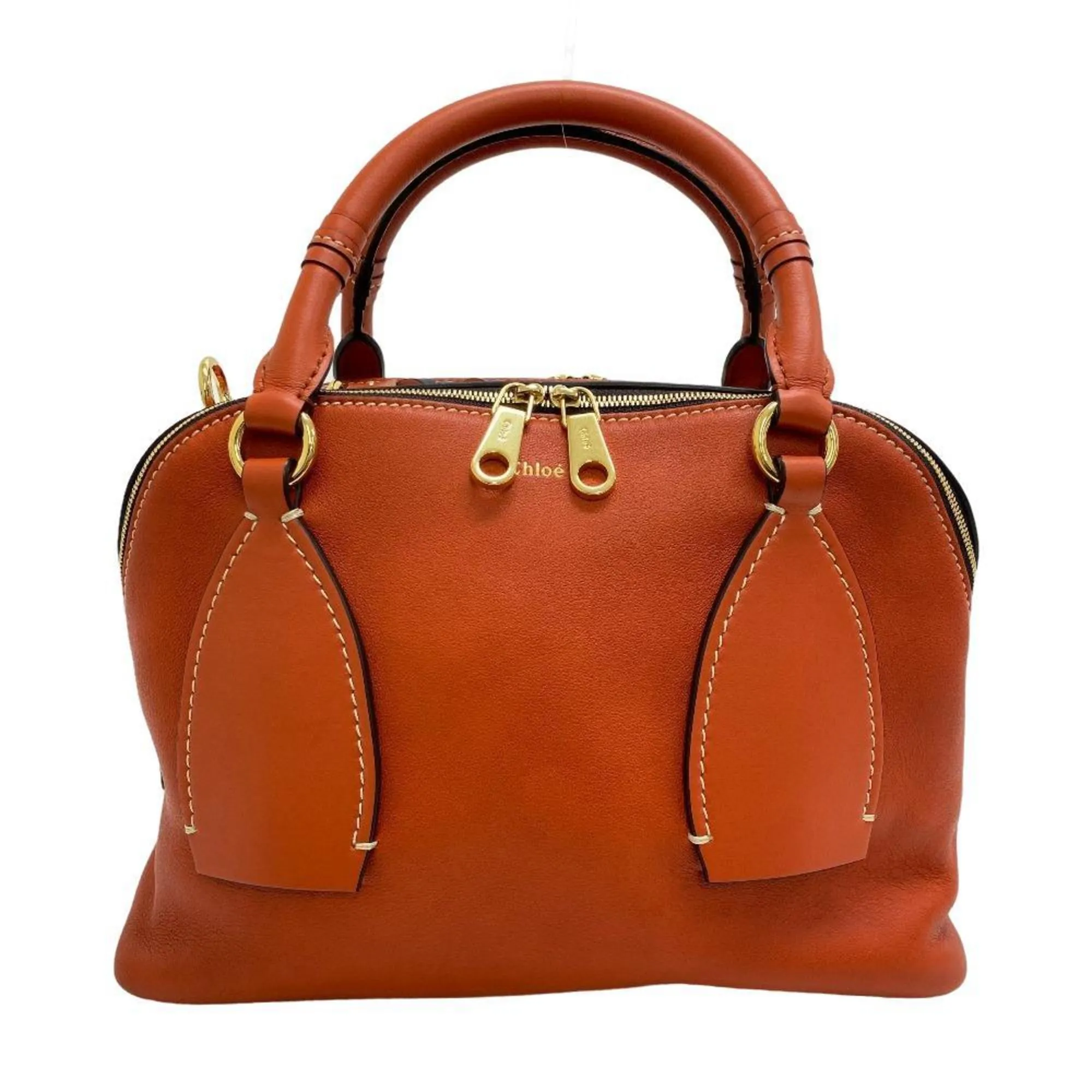 Chlo Leather Handbag (Pre-Owned)