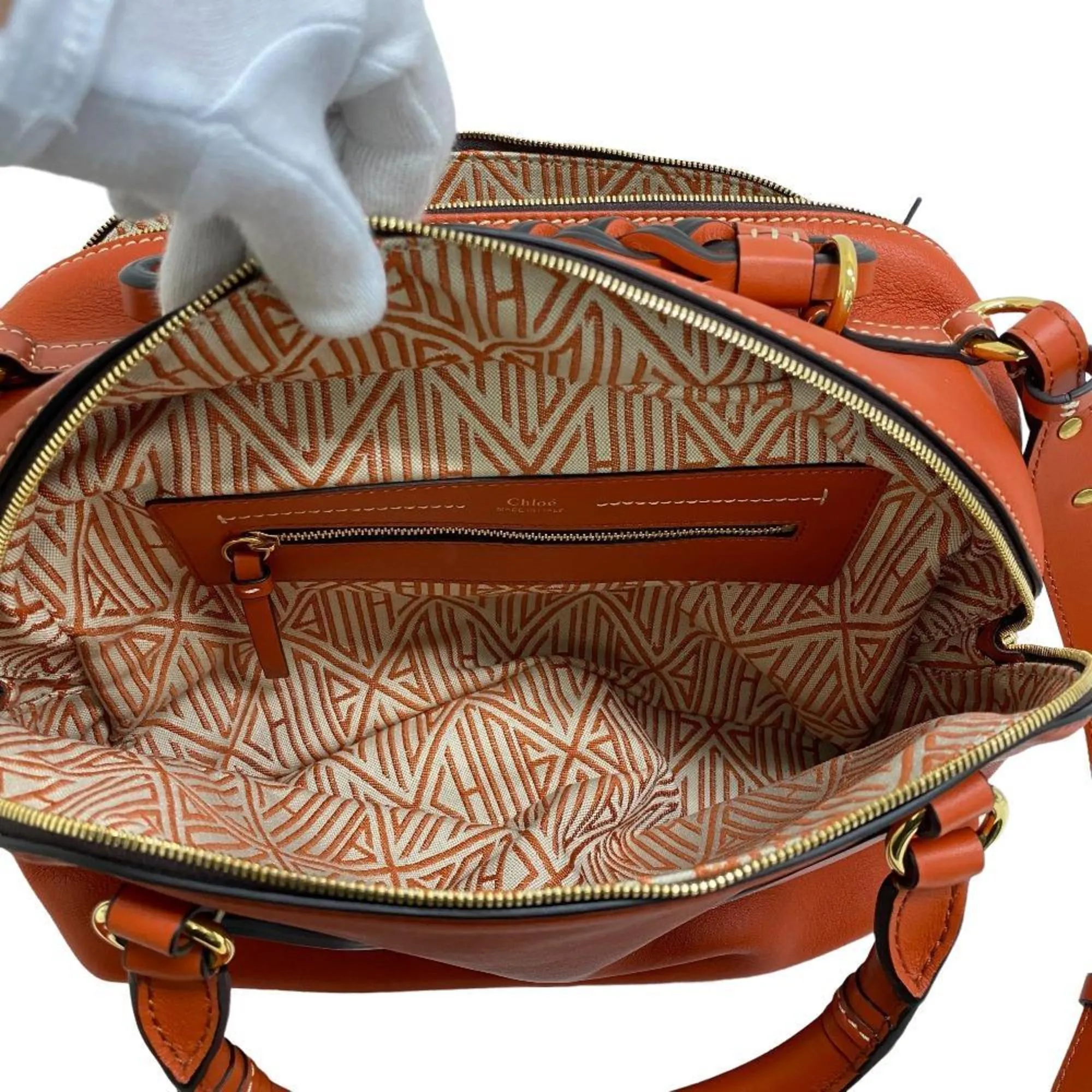 Chlo Leather Handbag (Pre-Owned)