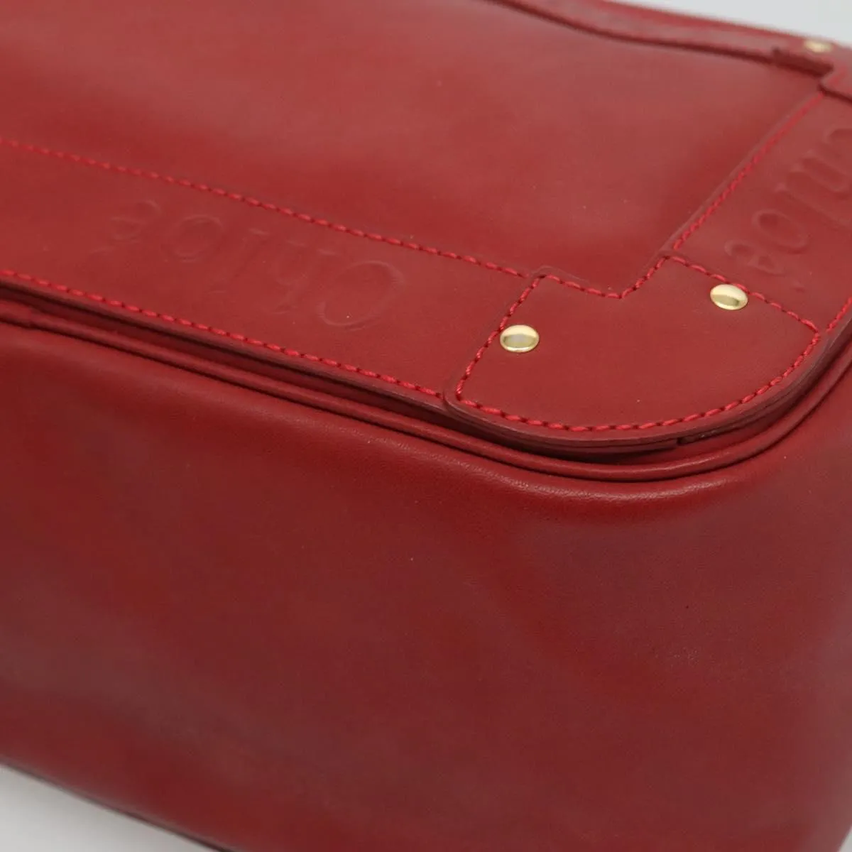 Chlo Leather Shoulder Bag (Pre-Owned)