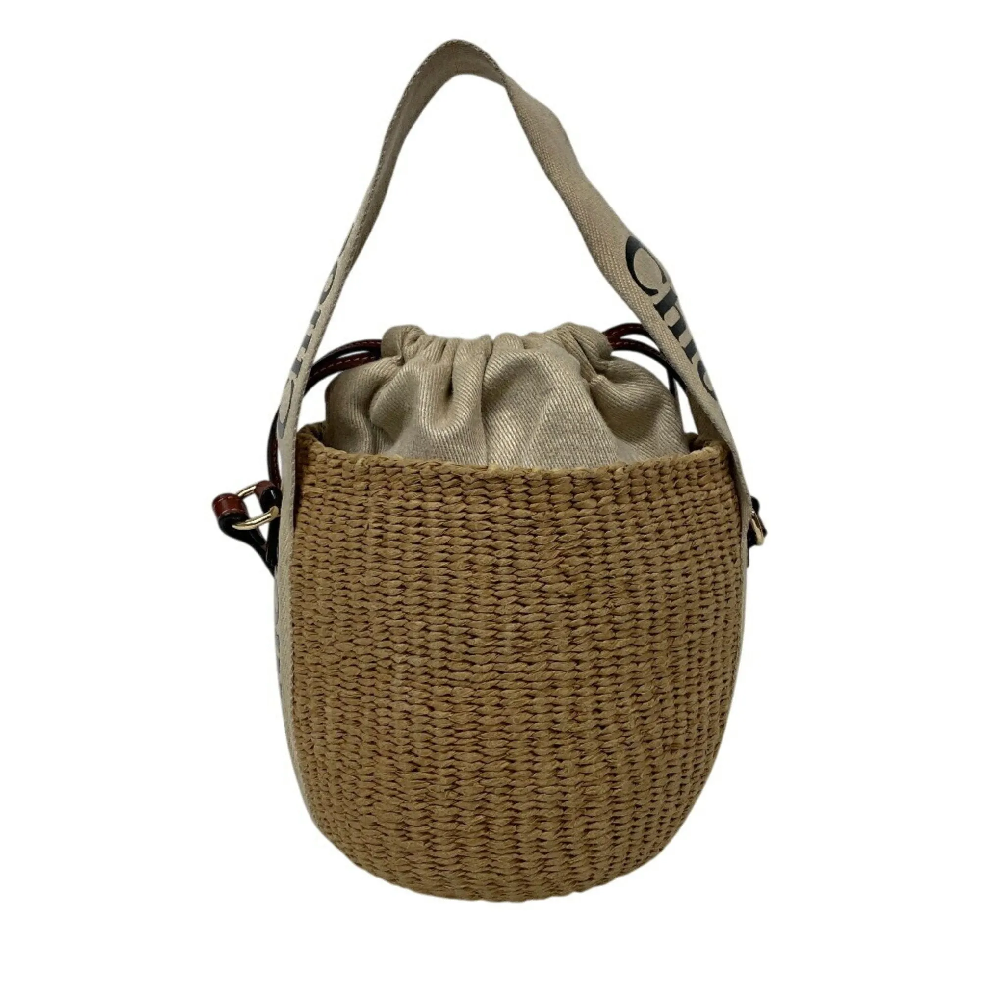 Chlo Woody Wicker Shoulder Bag (Pre-Owned)