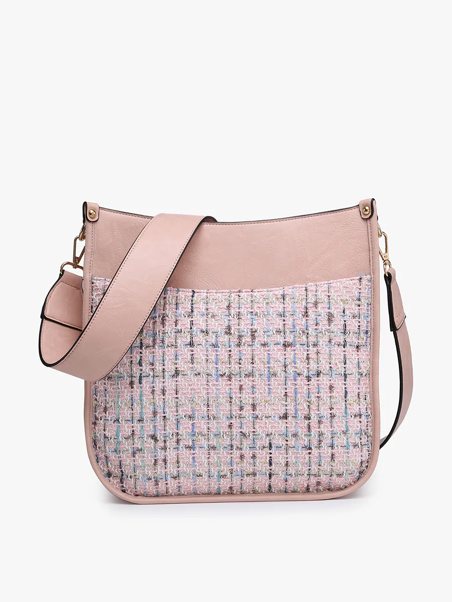 Chloe Vegan Tweed Crossbody