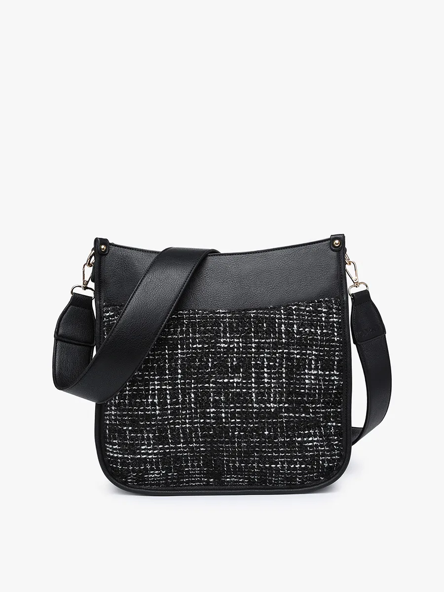 Chloe Vegan Tweed Crossbody