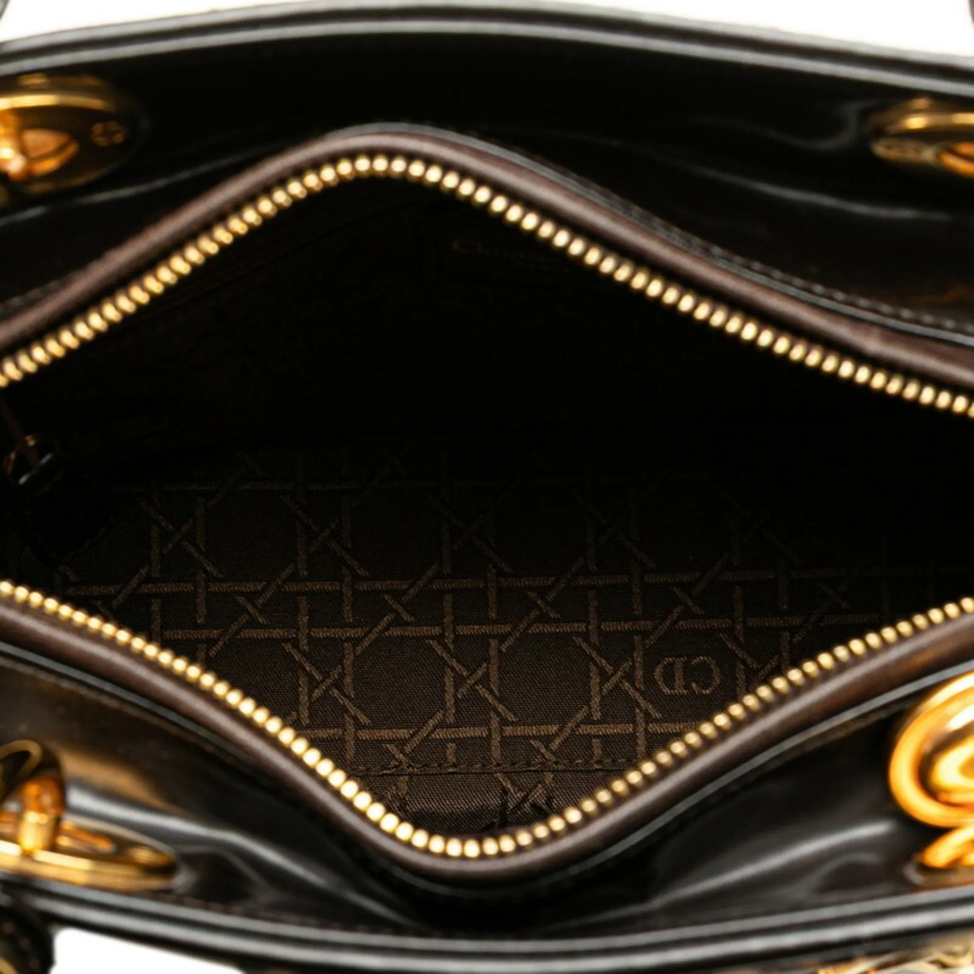 Christian Dior  Leather Handbag Shoulder Bag (Pre-Owned)