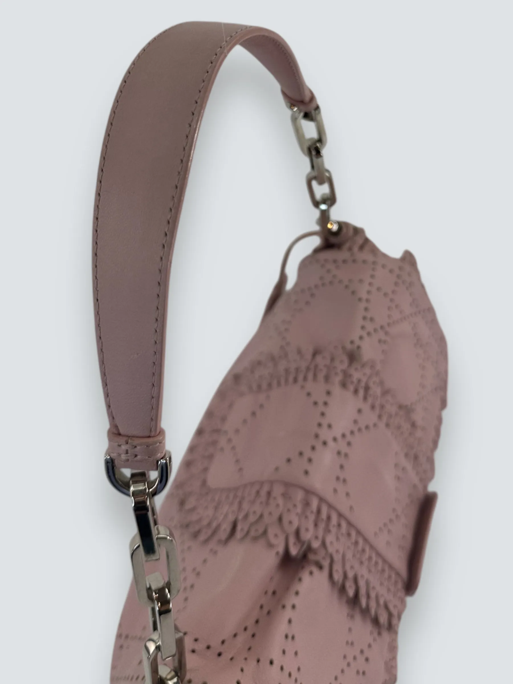 Christian Dior New Lock Ruffle Flap Pink Bag