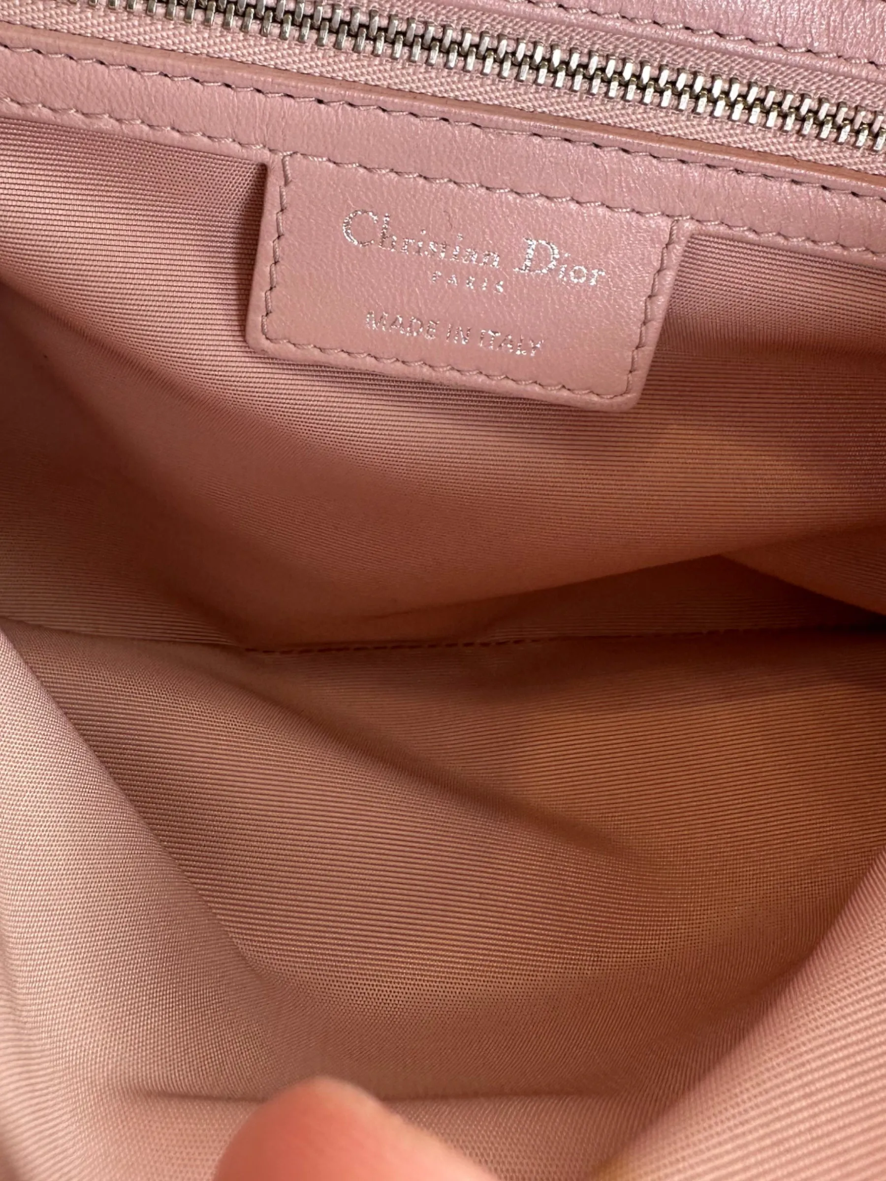 Christian Dior New Lock Ruffle Flap Pink Bag