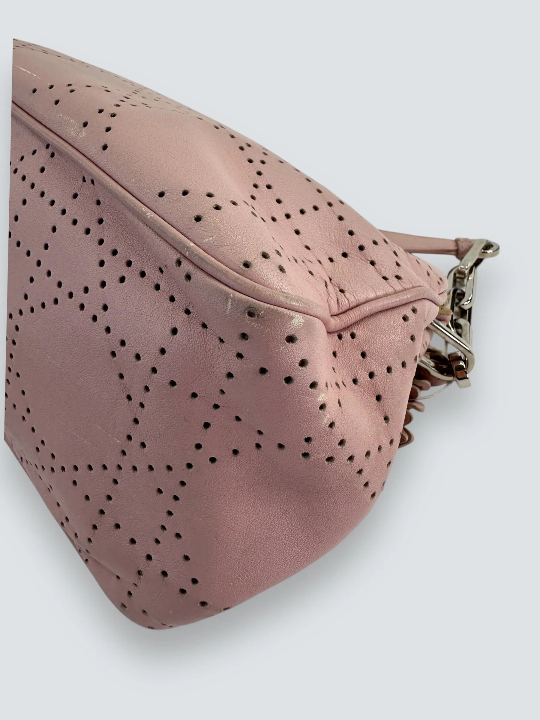 Christian Dior New Lock Ruffle Flap Pink Bag