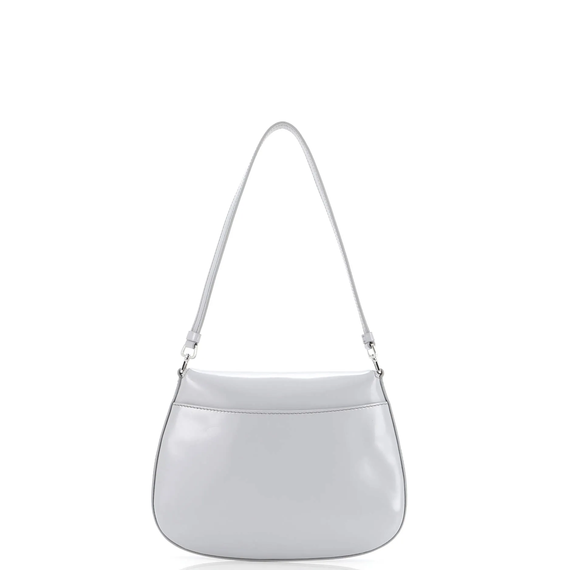 Cleo Flap Shoulder Bag Spazzolato Leather Small