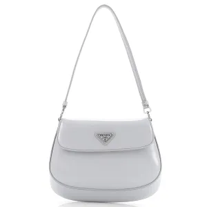 Cleo Flap Shoulder Bag Spazzolato Leather Small