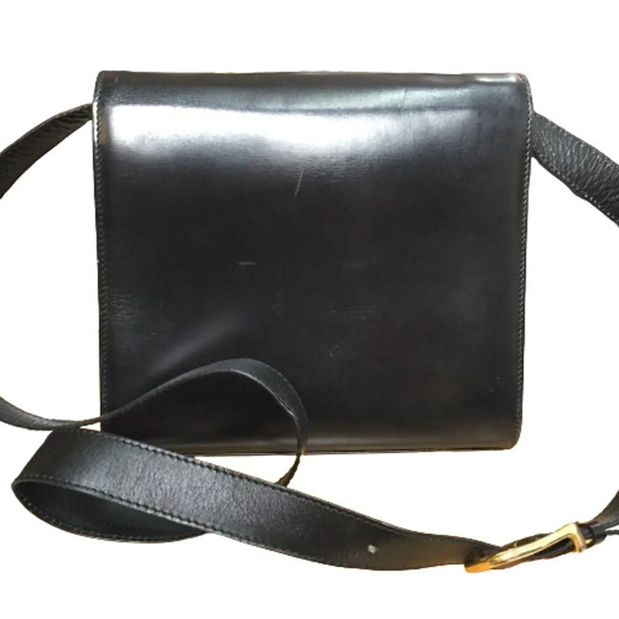 Cline Leather Shoulder Bag (Pre-Owned)