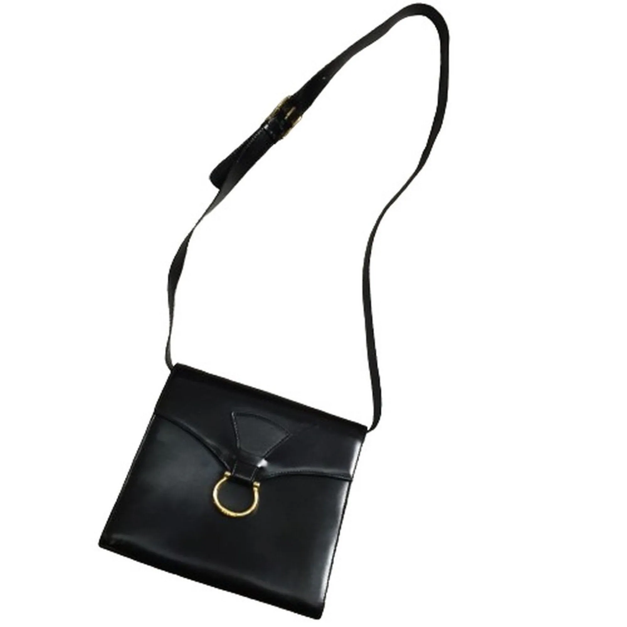 Cline Leather Shoulder Bag (Pre-Owned)