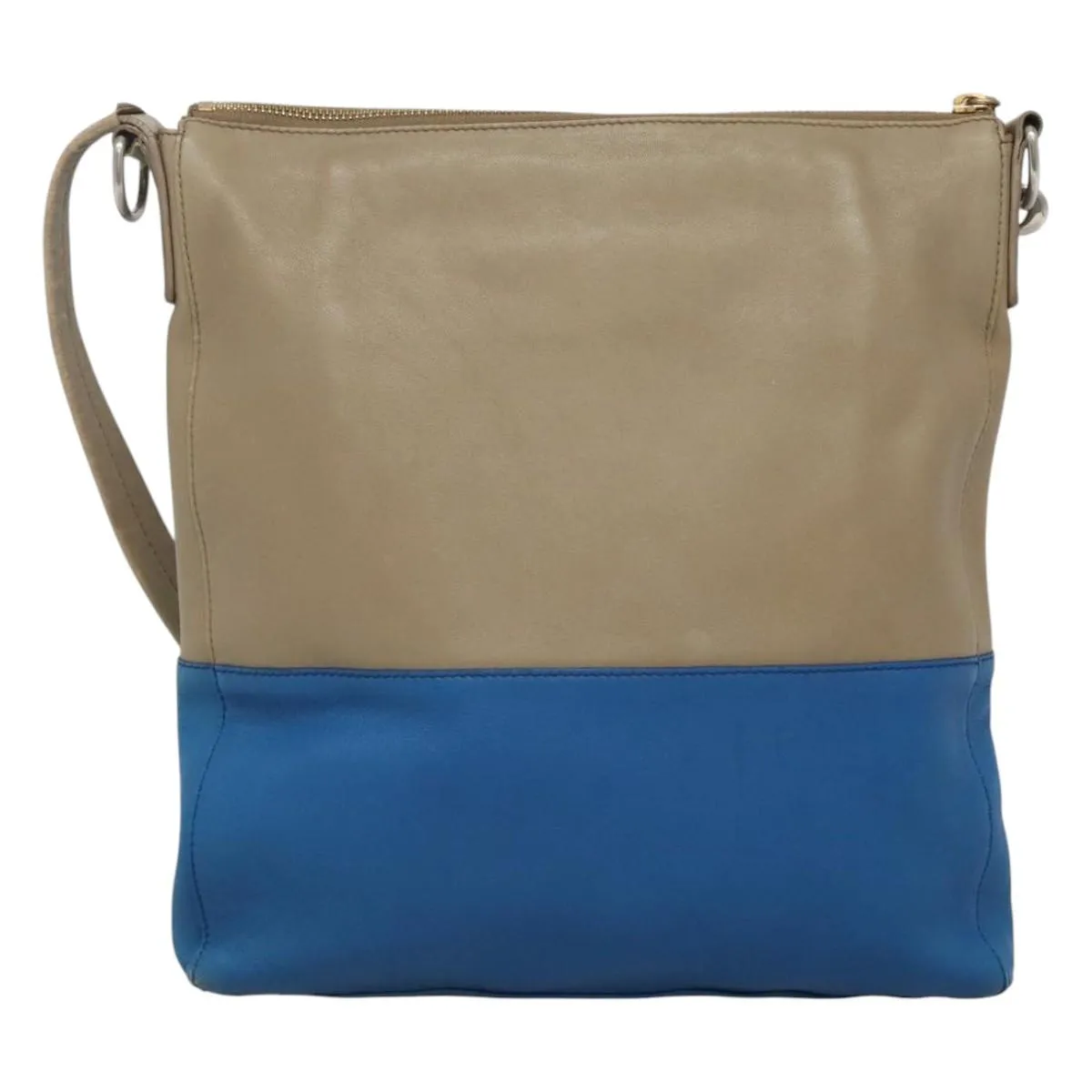 Cline Leather Shoulder Bag (Pre-Owned)