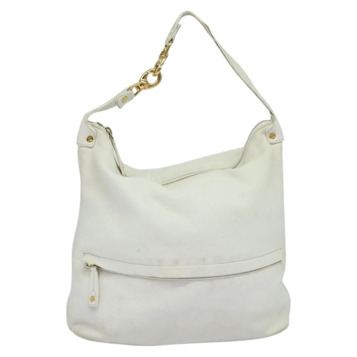 Cline Leather Shoulder Bag (Pre-Owned)
