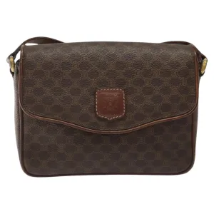 Cline Macadam Canvas Shoulder Bag (Pre-Owned)