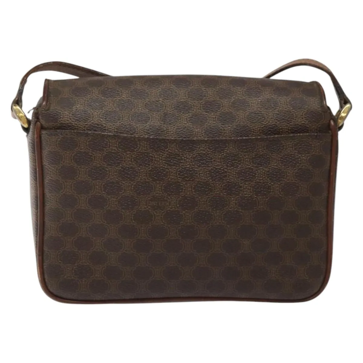 Cline Macadam Canvas Shoulder Bag (Pre-Owned)