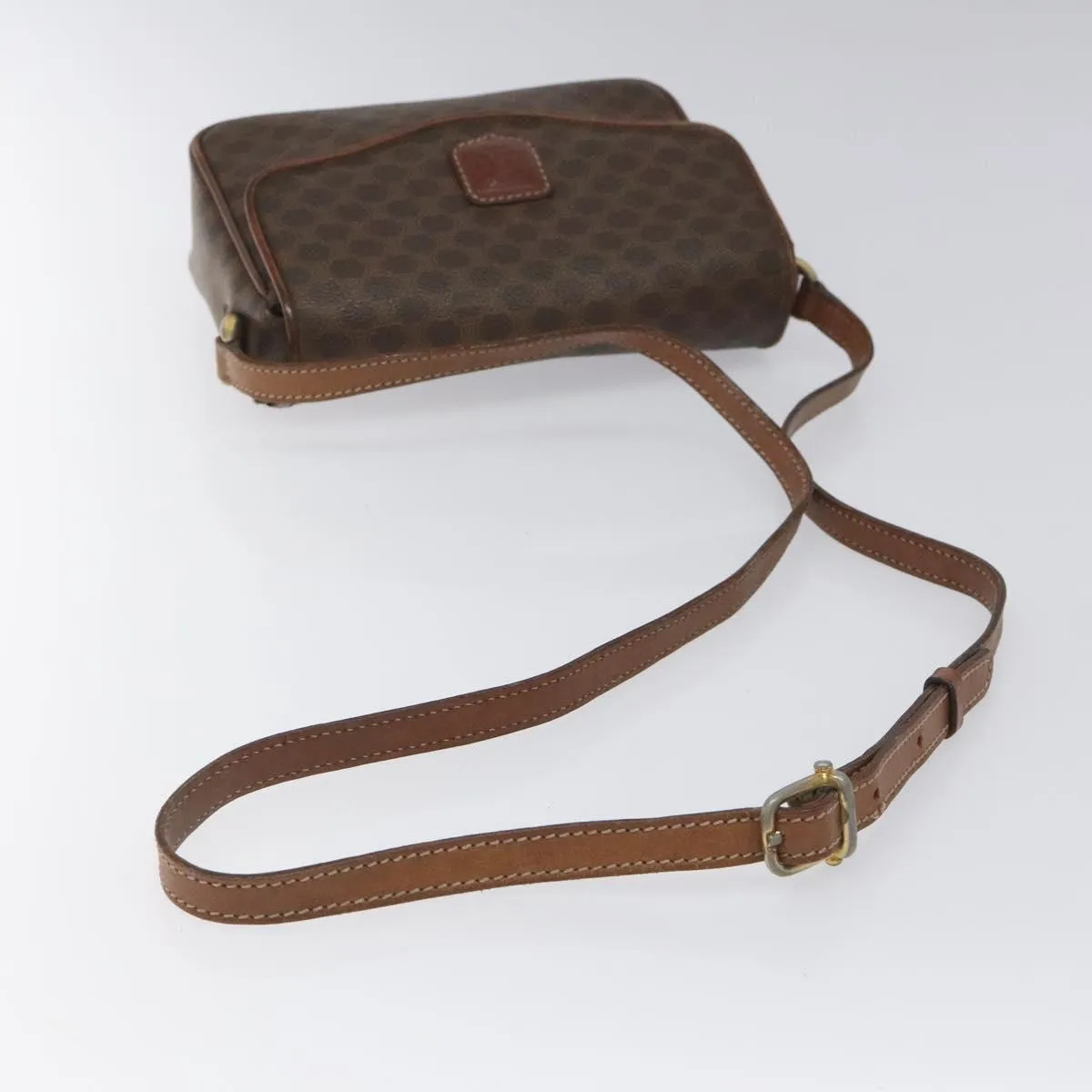 Cline Macadam Canvas Shoulder Bag (Pre-Owned)