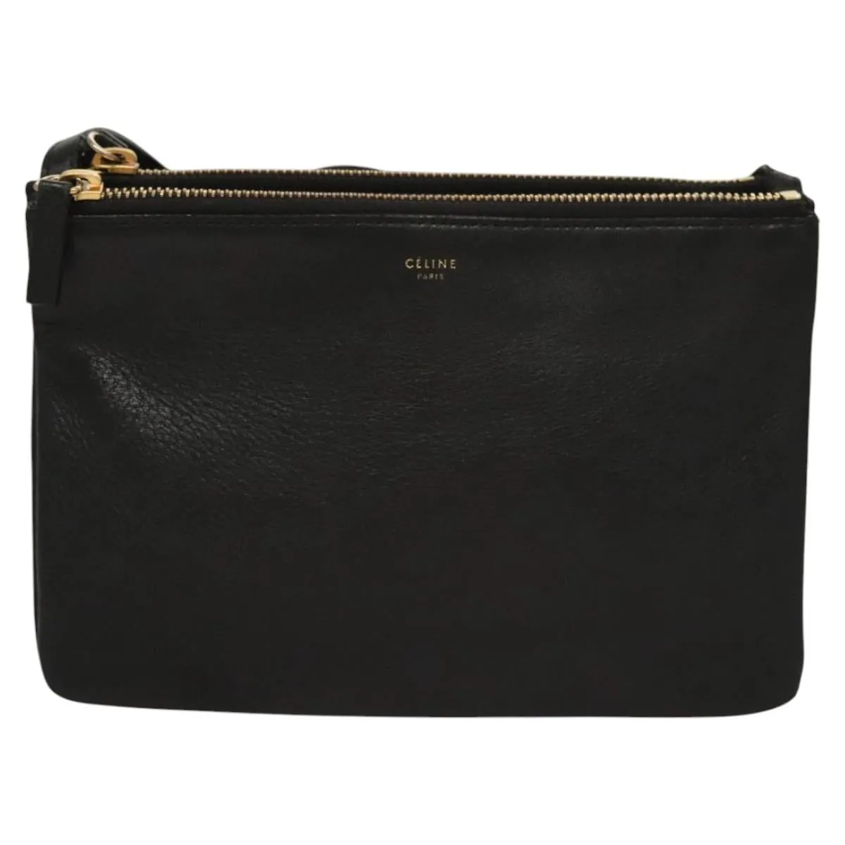 Cline Trio Leather Shoulder Bag (Pre-Owned)