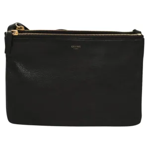 Cline Trio Leather Shoulder Bag (Pre-Owned)