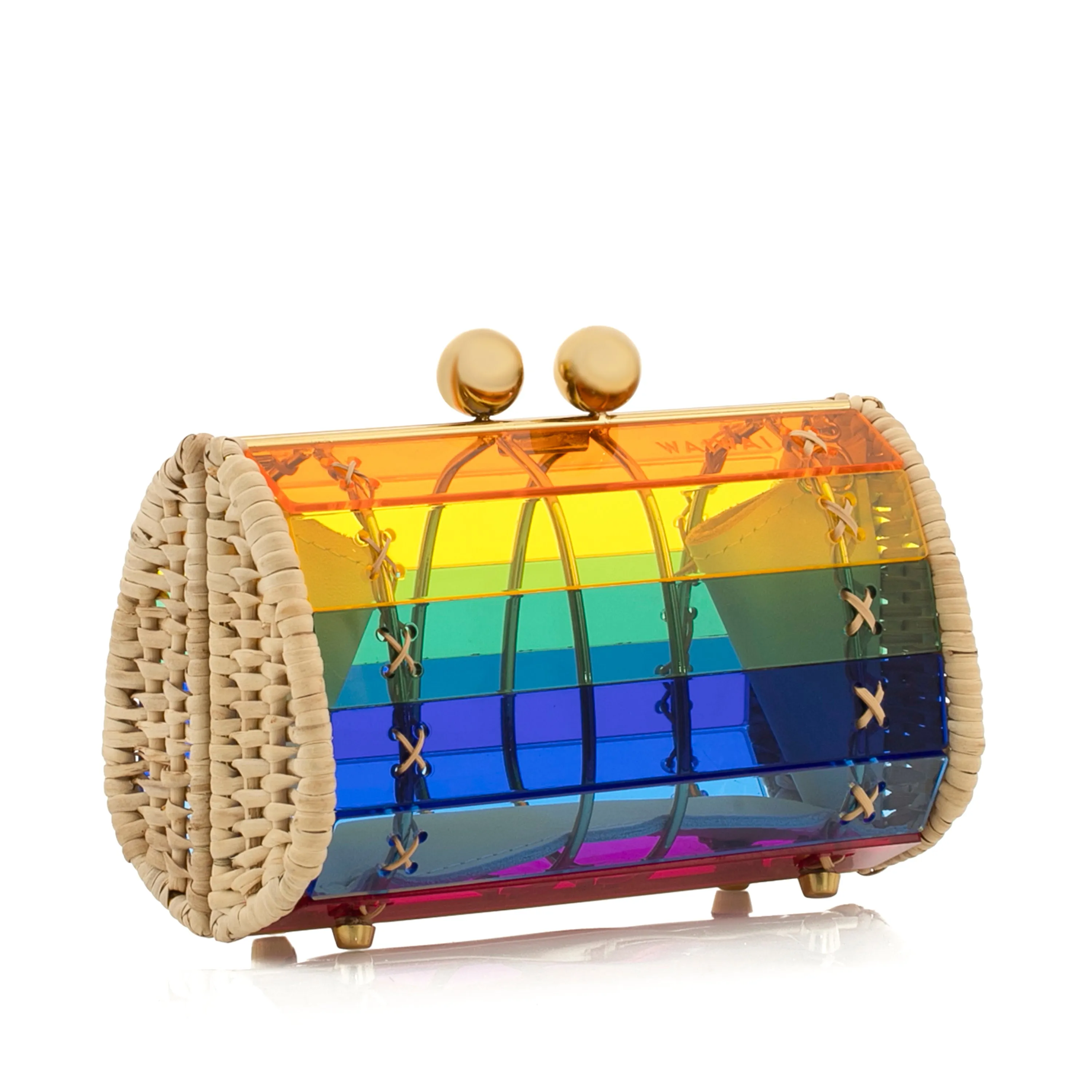 Clutch Petit Baob?? Gold Rainbow