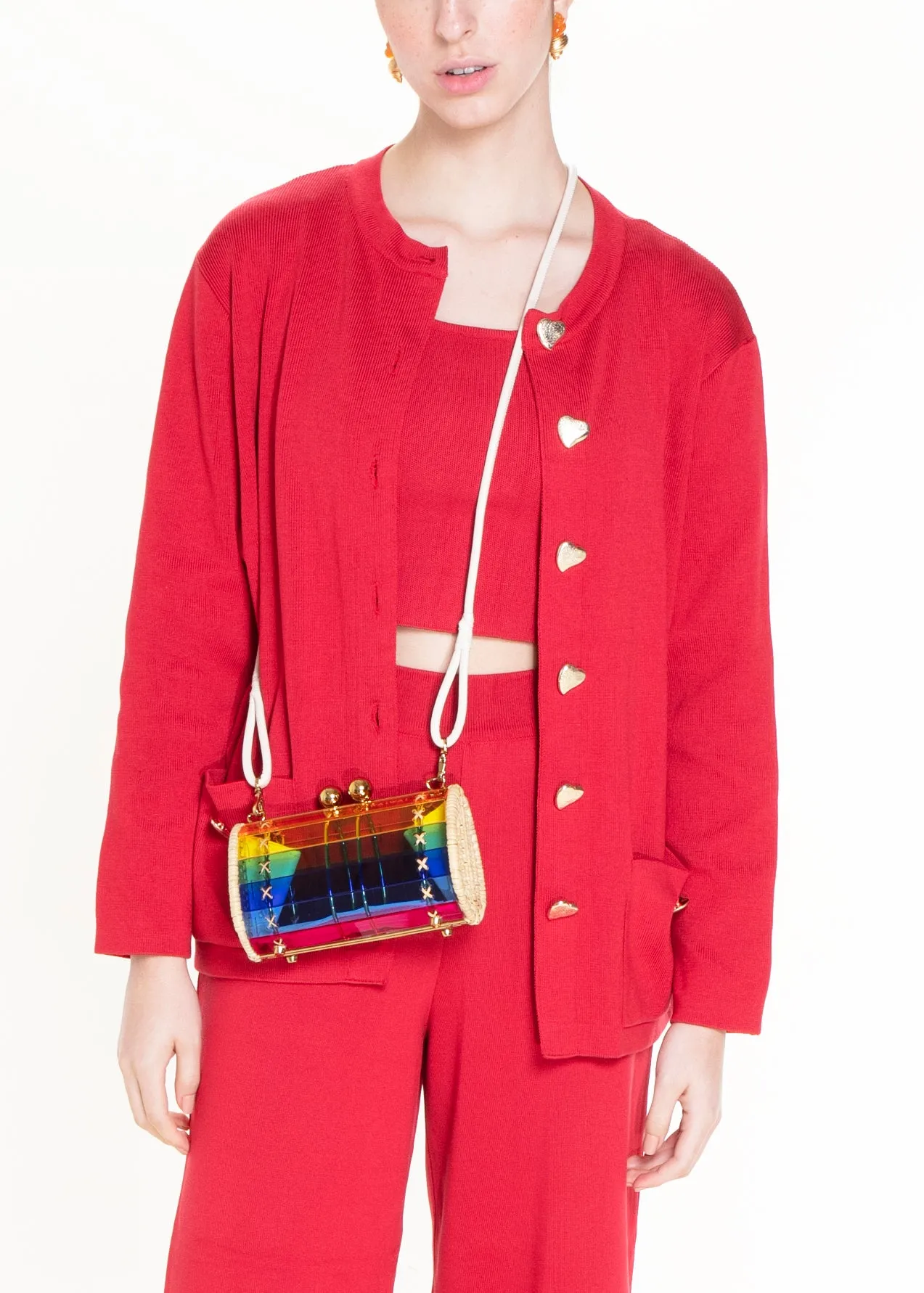 Clutch Petit Baob?? Gold Rainbow