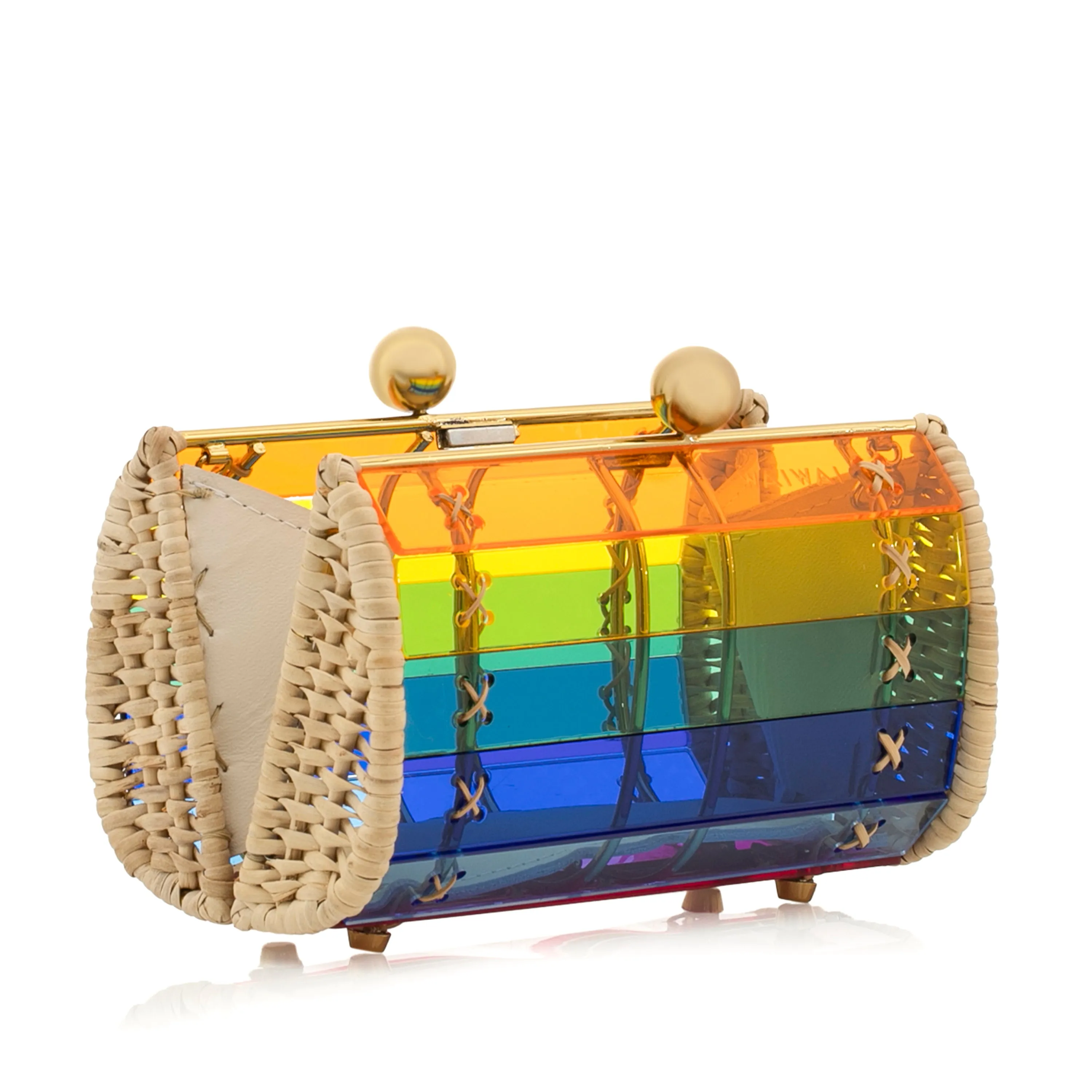 Clutch Petit Baob?? Gold Rainbow