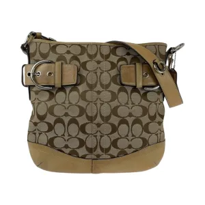 Coach Canvas Shoulder Bag (Pre-Owned)