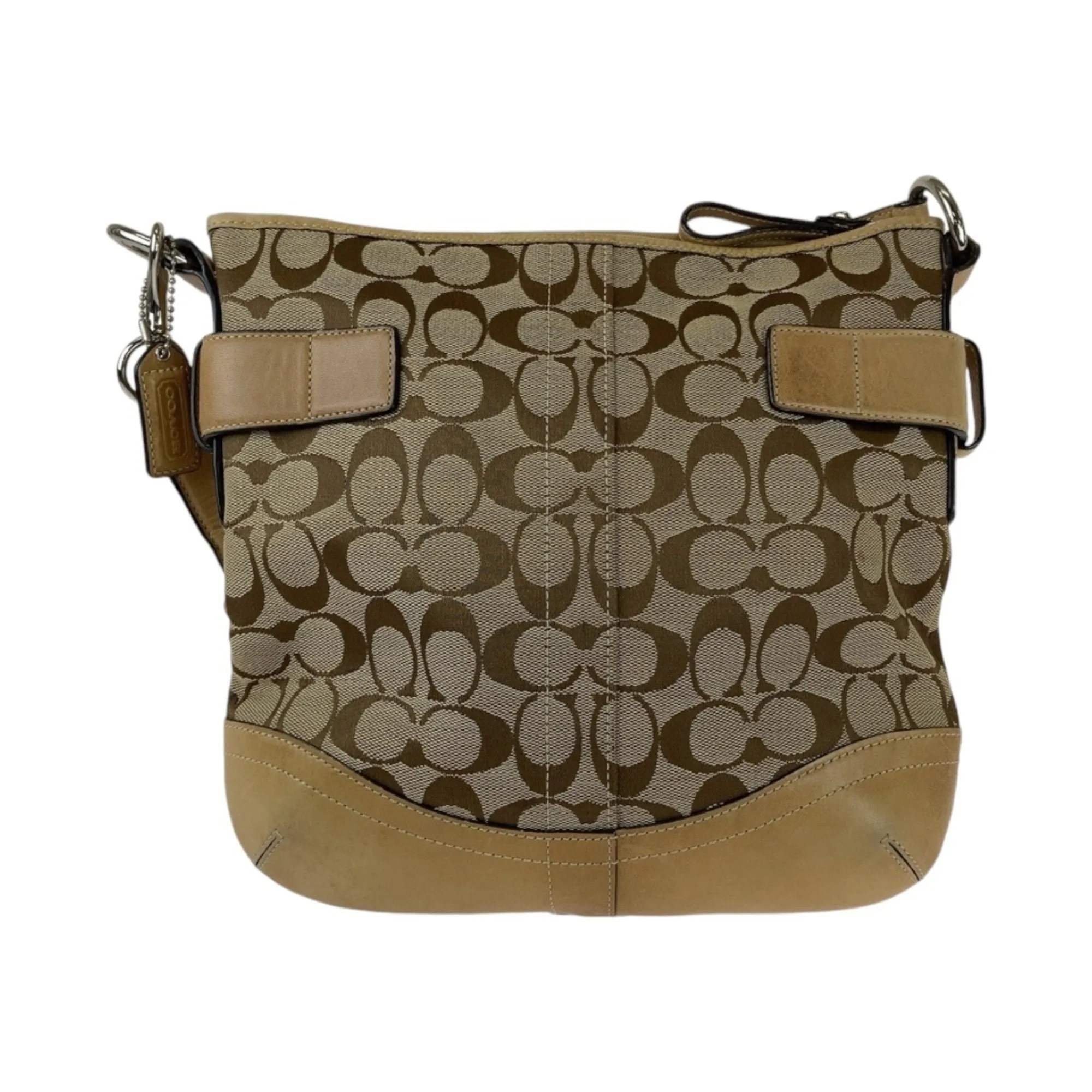 Coach Canvas Shoulder Bag (Pre-Owned)